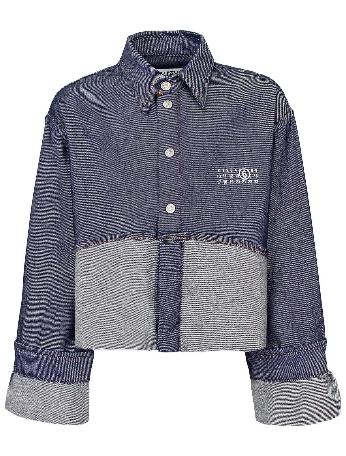 

Рубашка MM6 Maison Margiela, Синий, 2699102