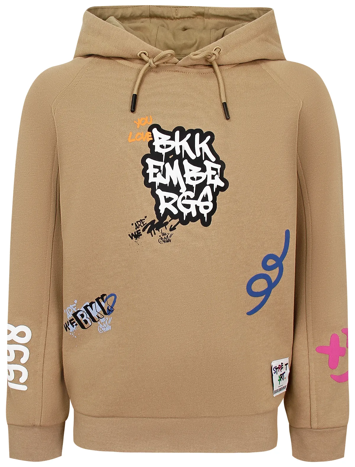 

Худи Bikkembergs, Бежевый, 2775797