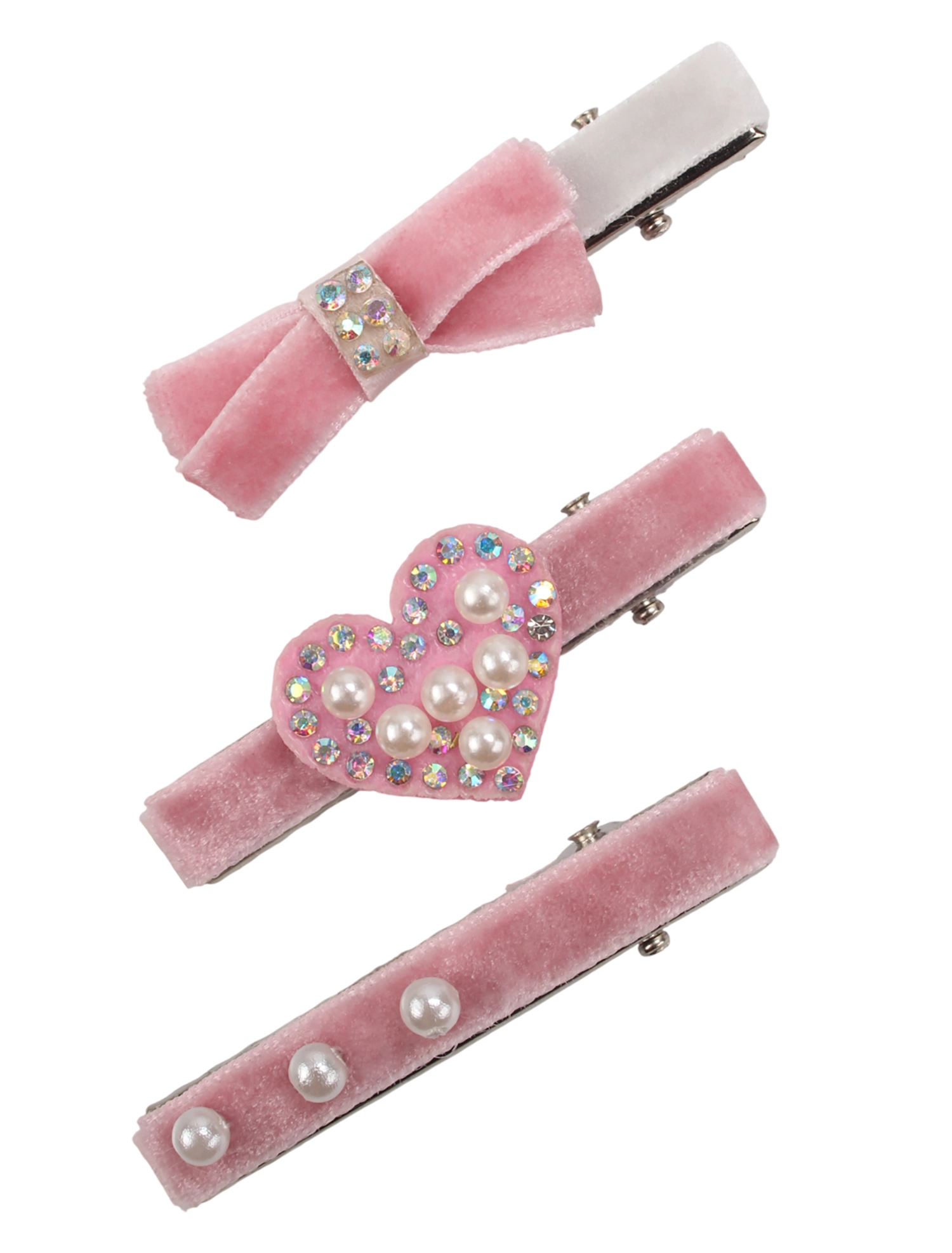 

Заколка Junefee, Розовый, 3096516