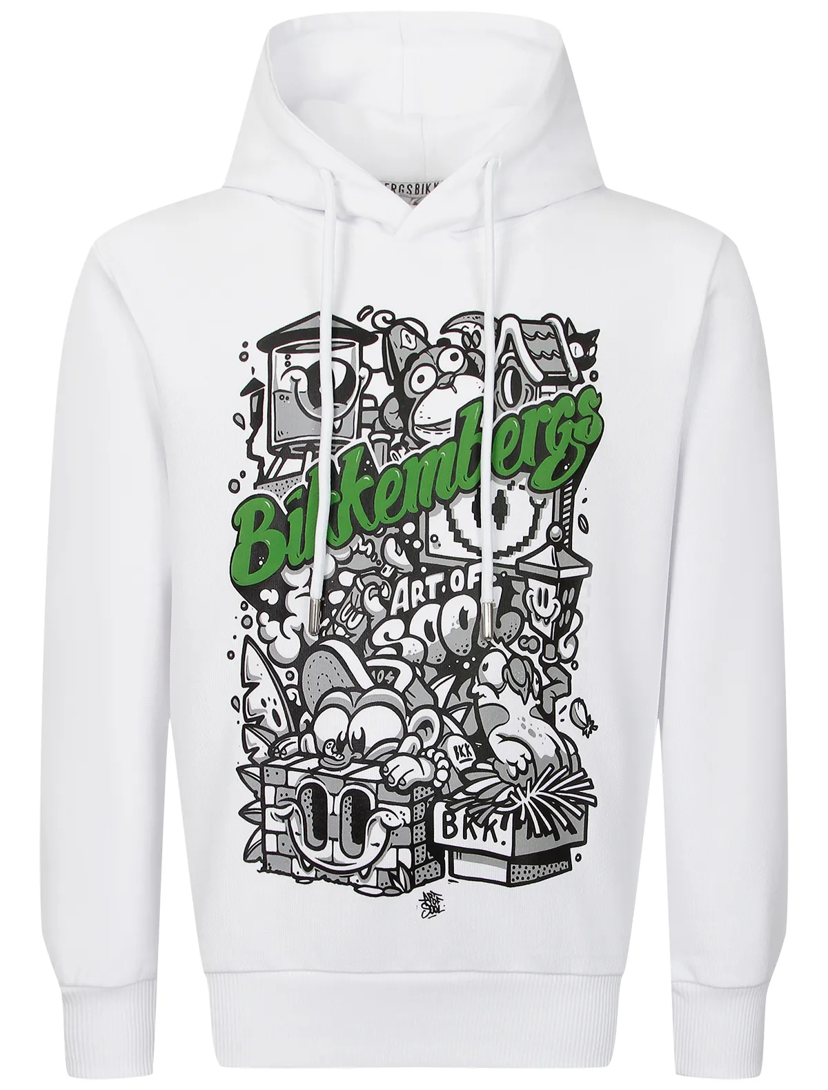 

Худи Bikkembergs, Белый, 2663046