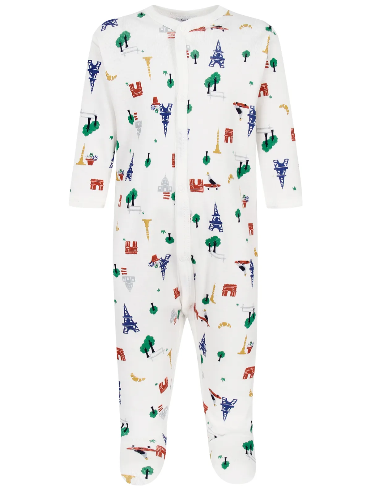 

Комбинезон PETIT BATEAU, Белый, 2706477