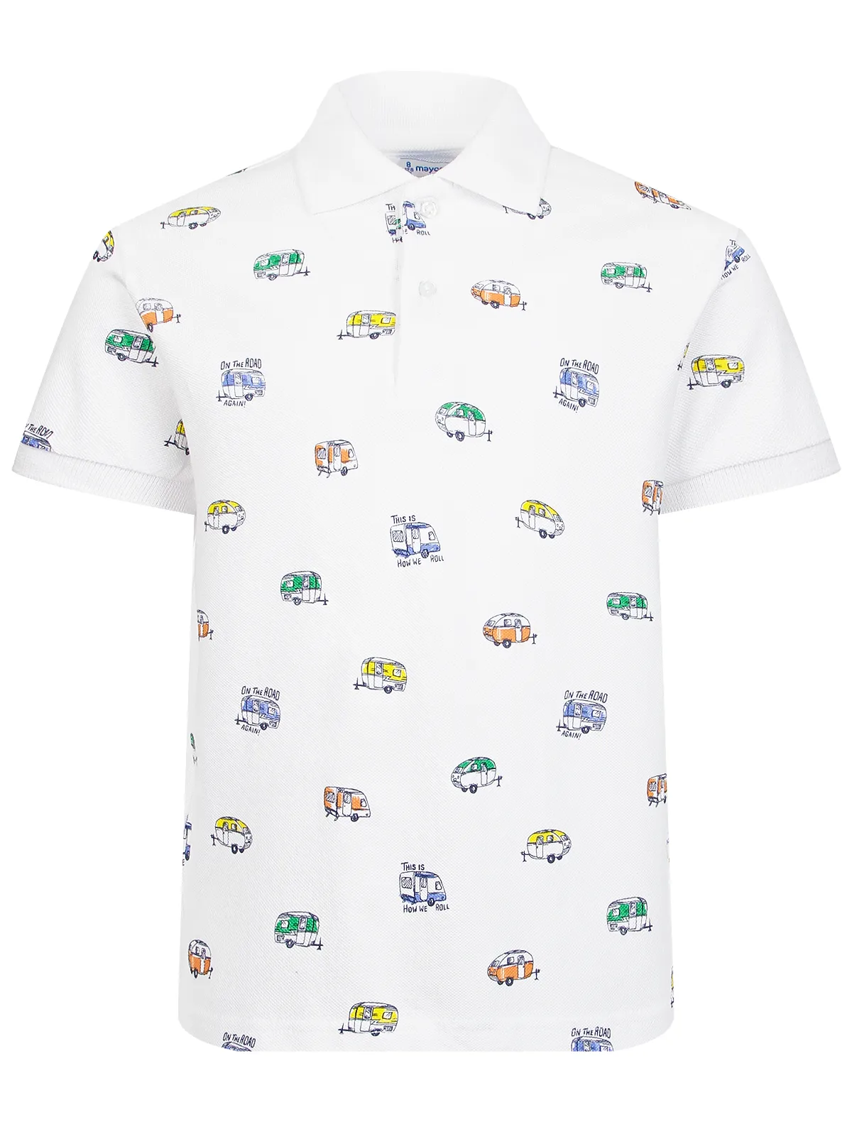 

Поло Mayoral, Белый, 2643168