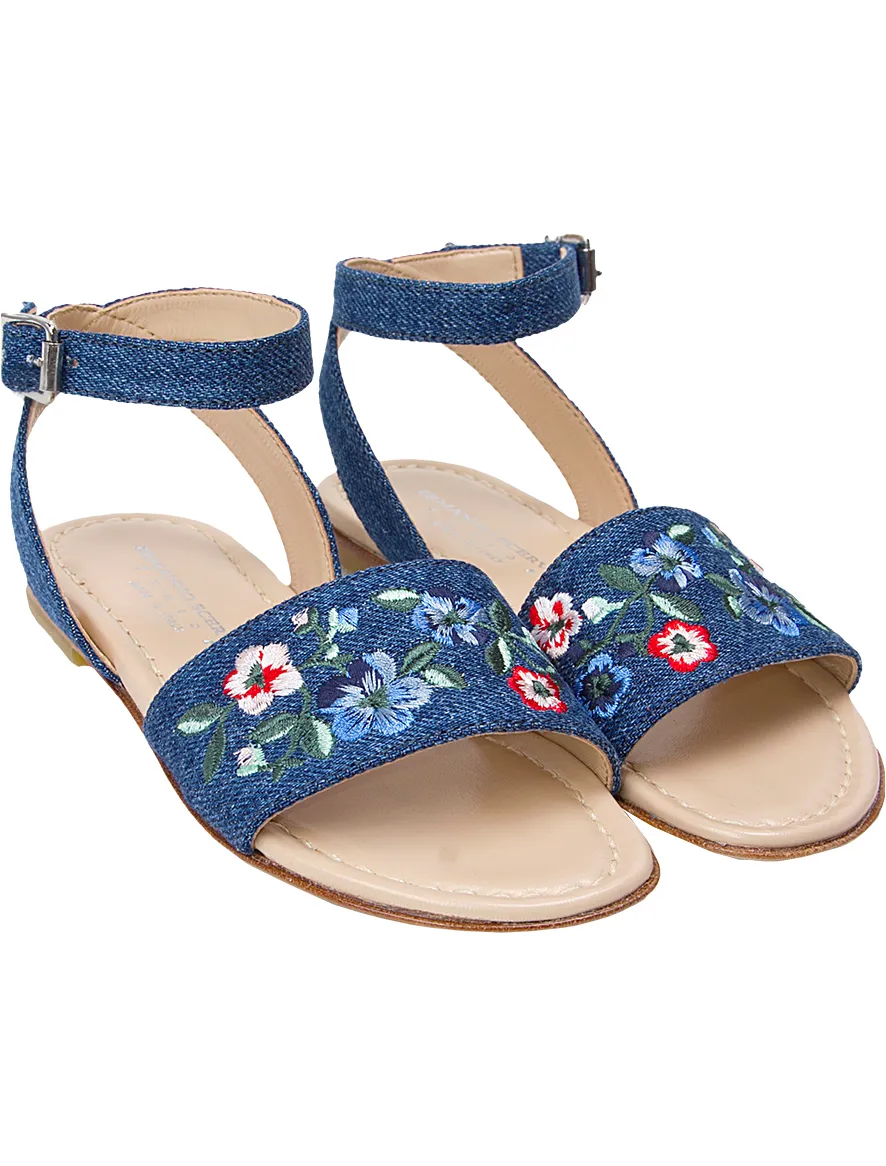 

Босоножки Ermanno Scervino, Синий, 1922694