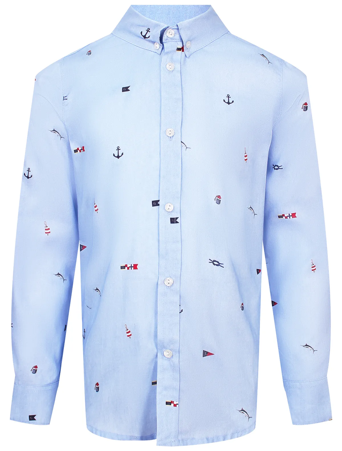 

Рубашка Lapin House, Голубой, 2785084