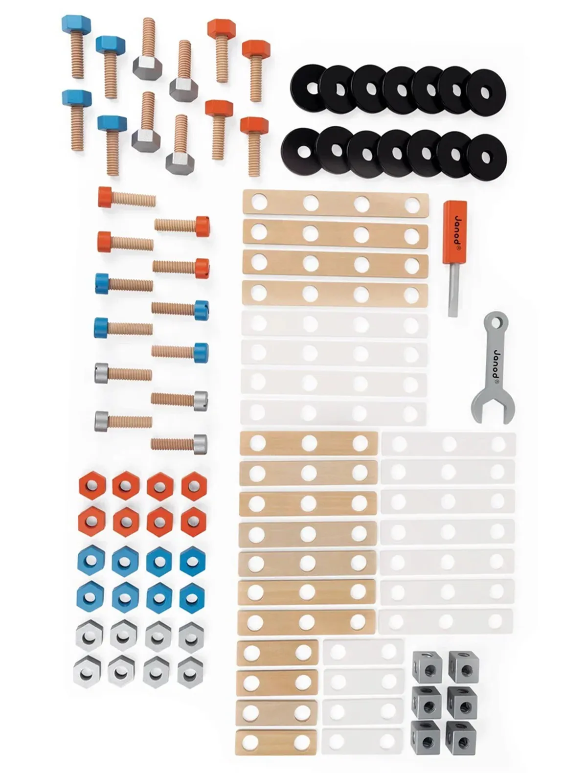 

Конструктор Janod, Разноцветный, 2424777