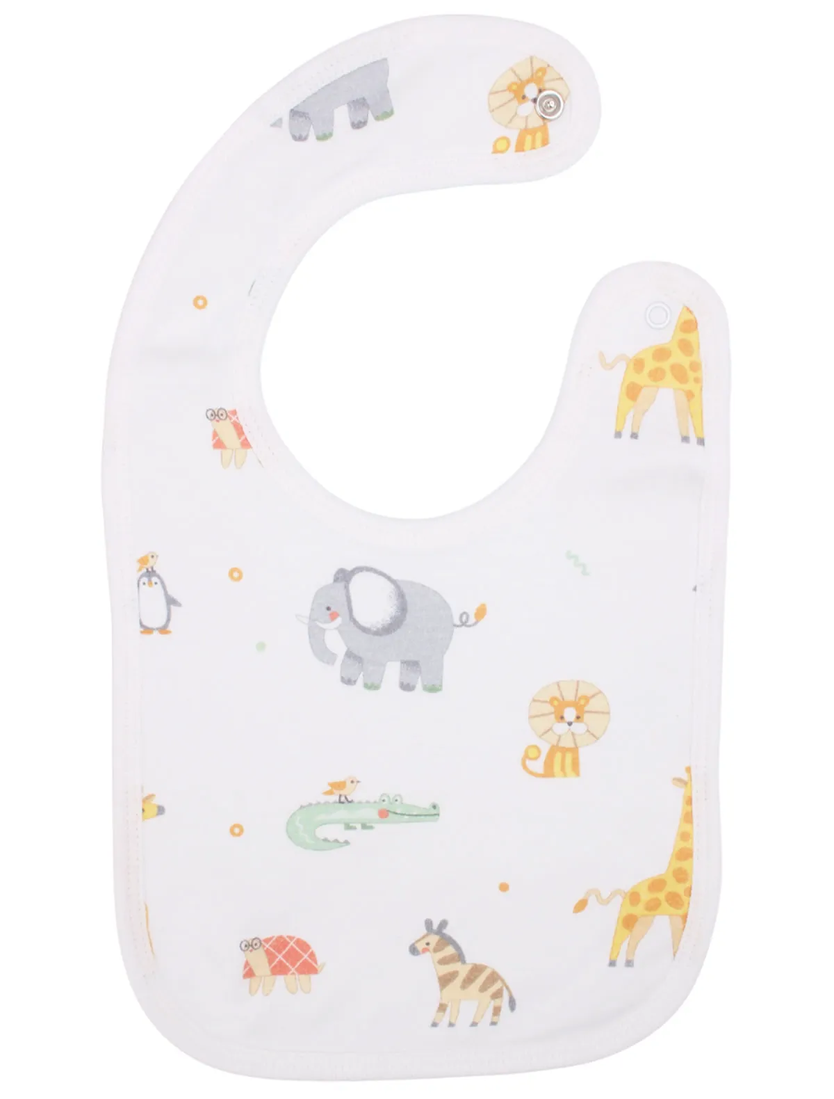 

Слюнявчик Babybu, Белый, 2780417