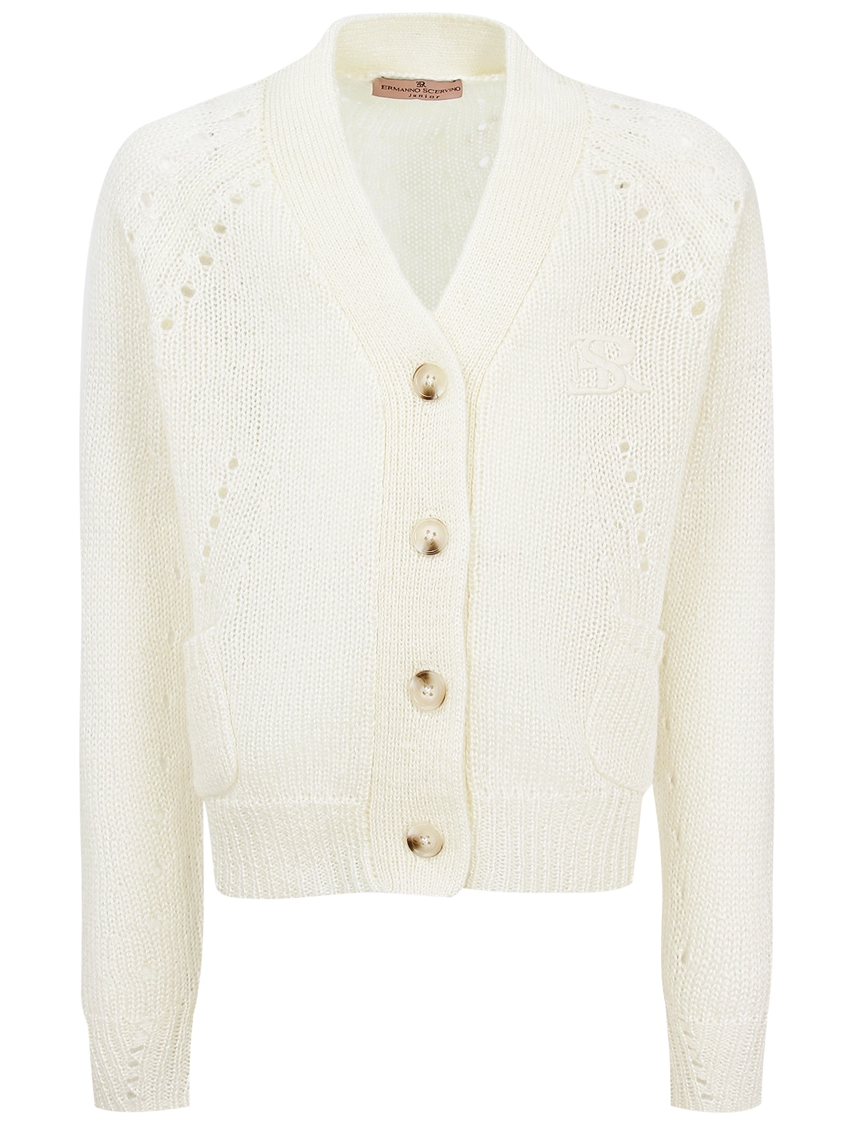 

Кардиган Ermanno Scervino, Белый, 3081542