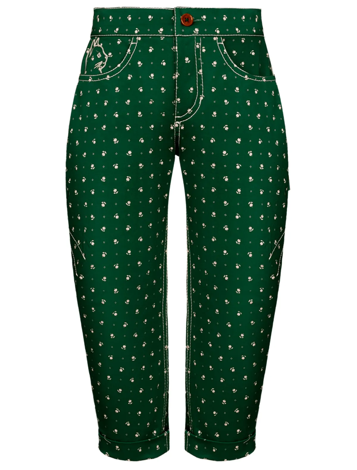 

Брюки Ulyana Sergeenko, Зеленый, 2514701