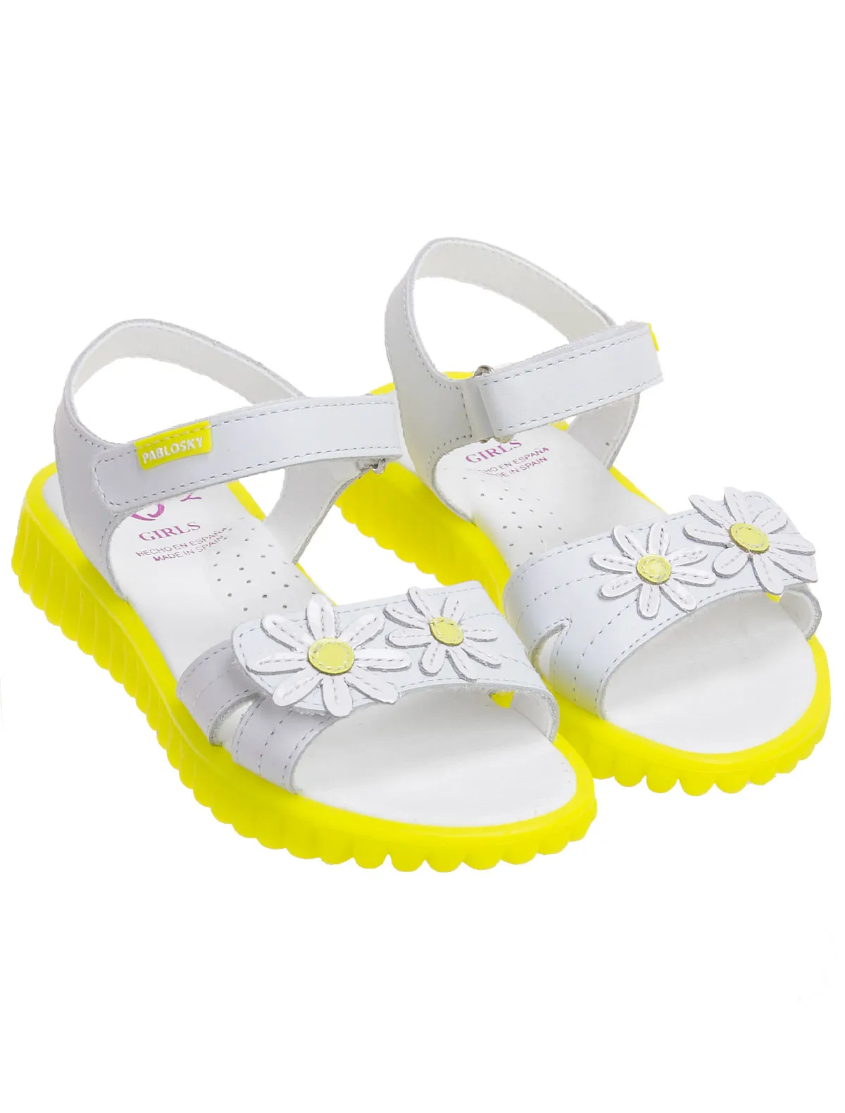 

Босоножки Pablosky, Белый, 2546635