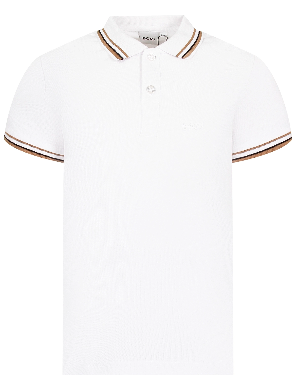 

Поло BOSS, Белый, 3093997