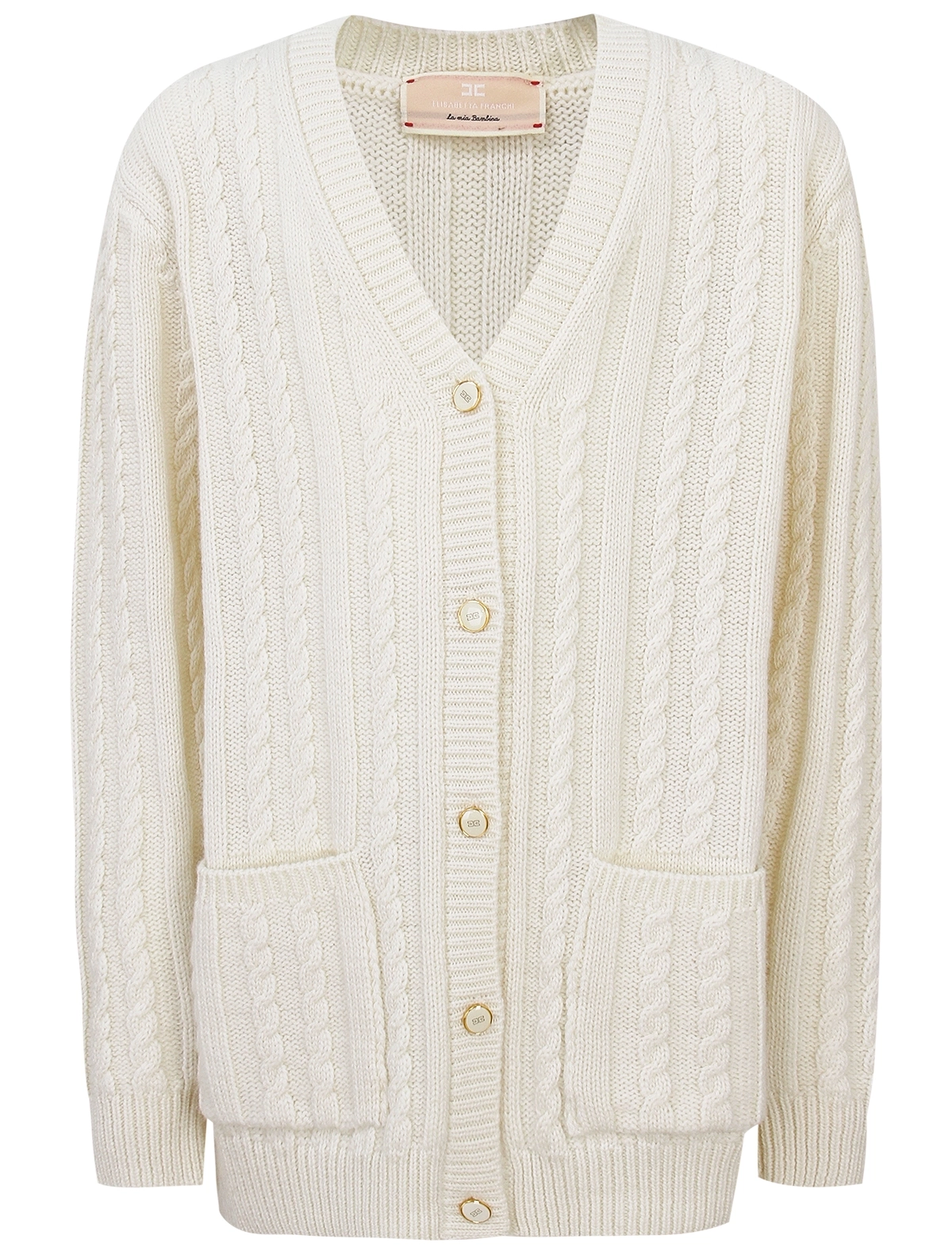 

Кардиган ELISABETTA FRANCHI, Бежевый, 3082494
