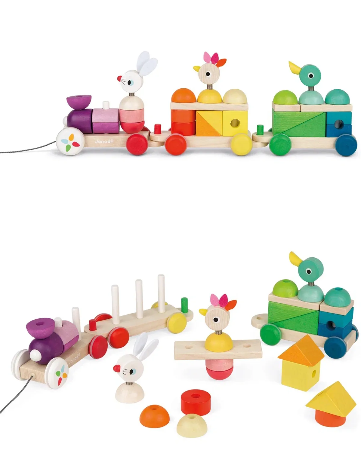 

Конструктор Janod, Разноцветный, 2424775