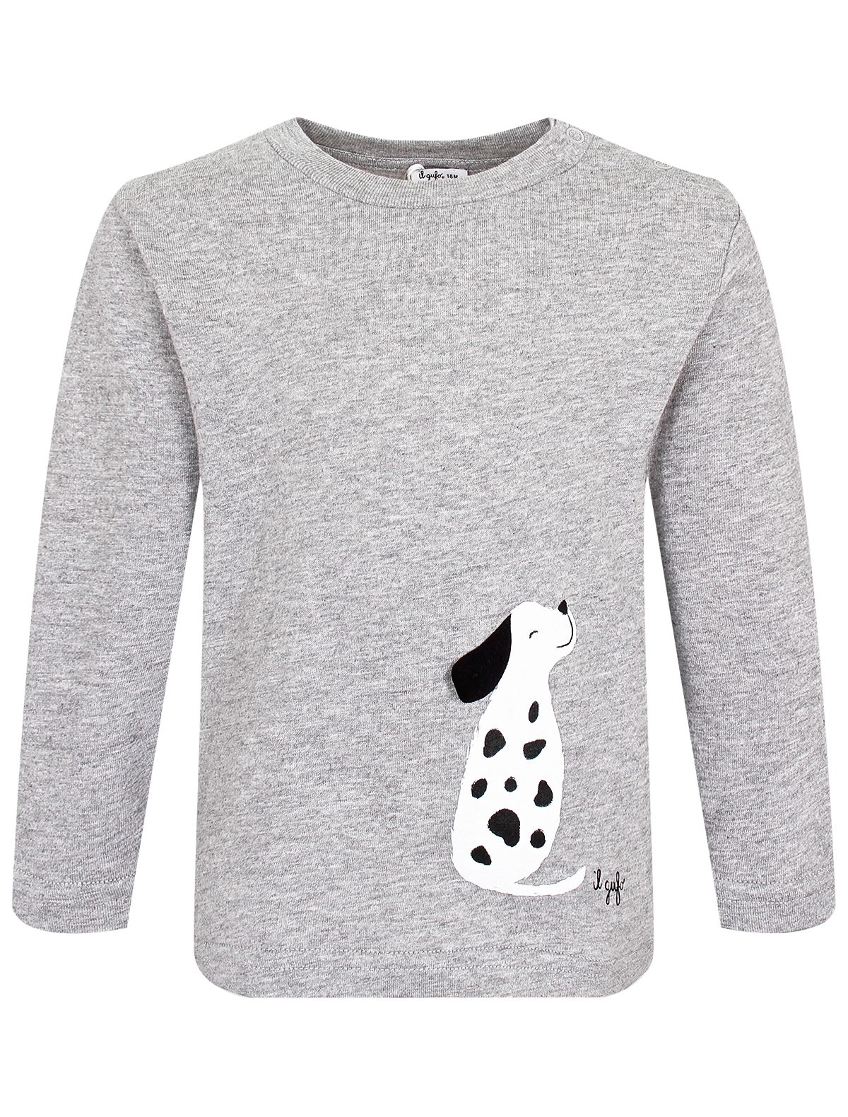 

Лонгслив Il Gufo, Серый, 3091749