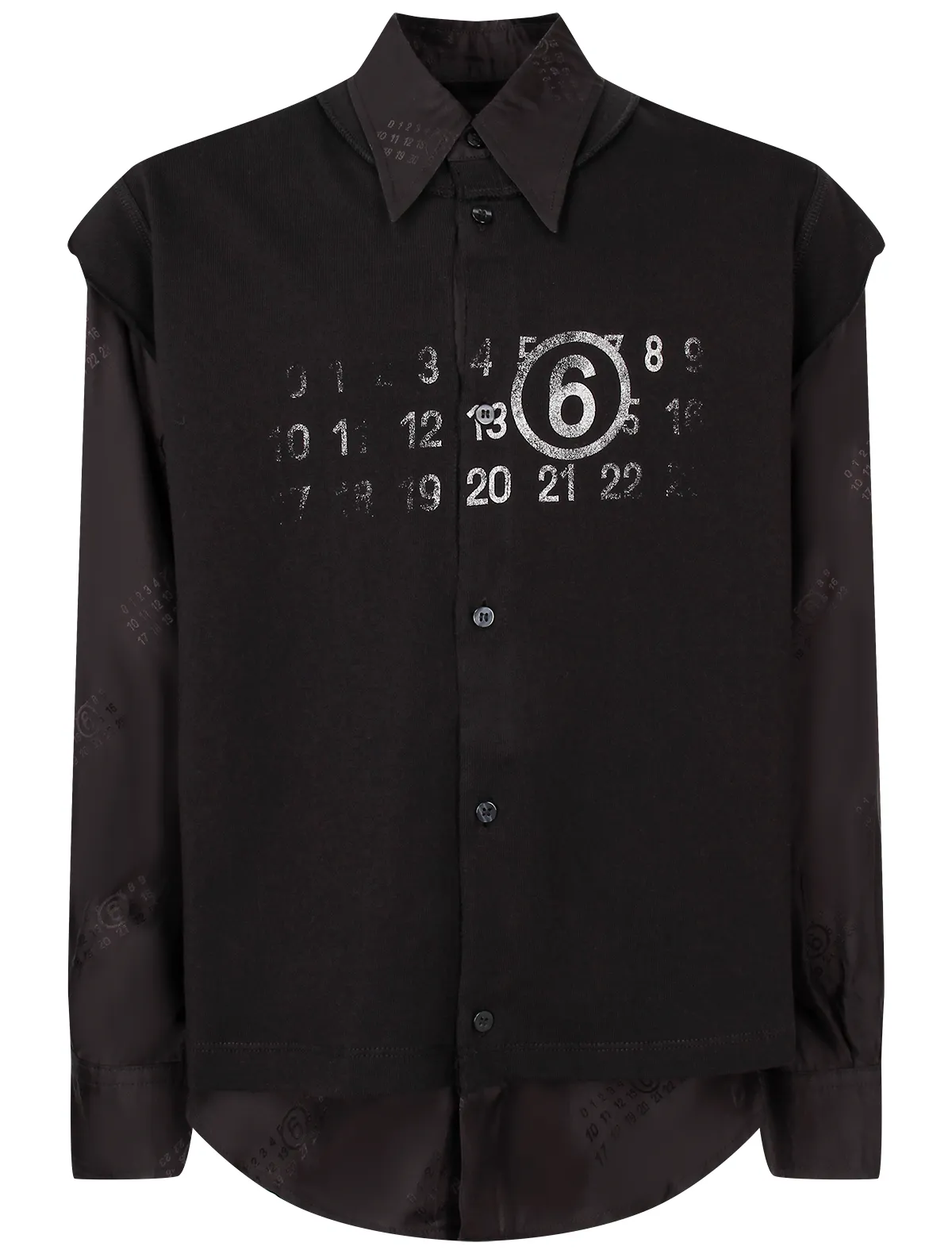 

Блуза MM6 Maison Margiela, Черный, 2714427