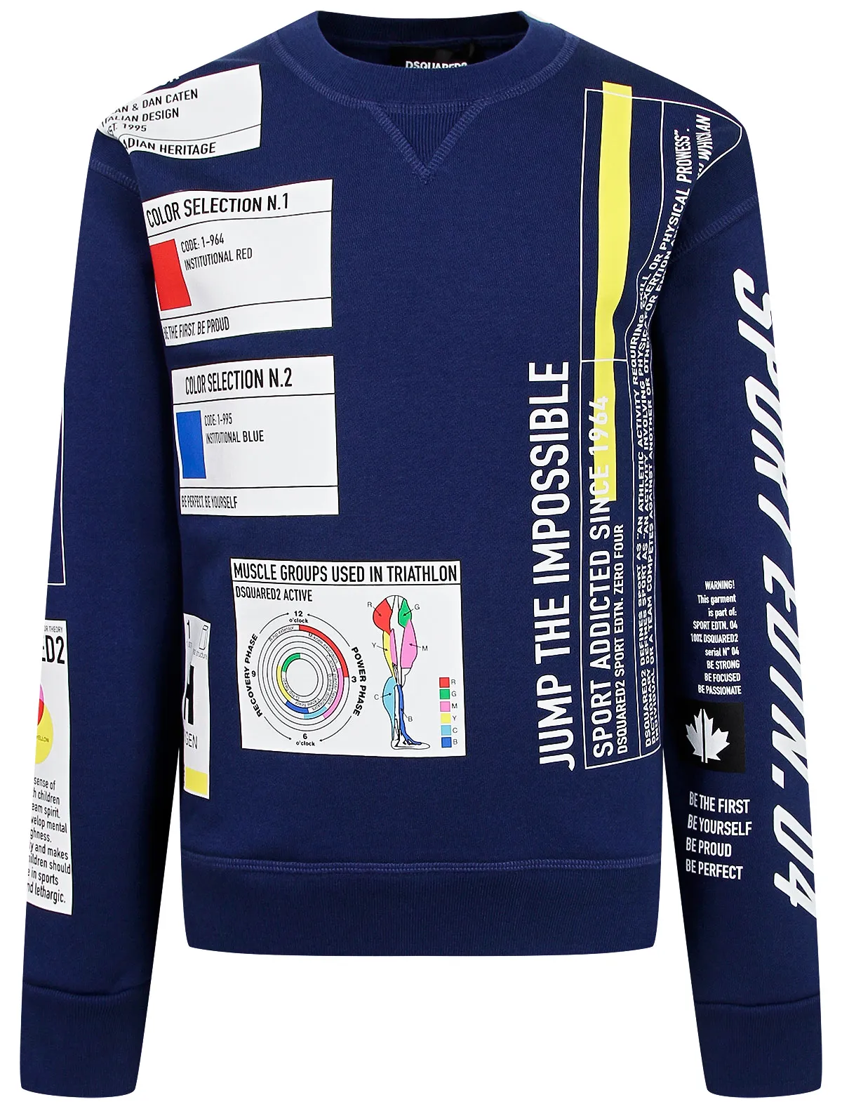 

Свитшот Dsquared2, Синий, 2324830