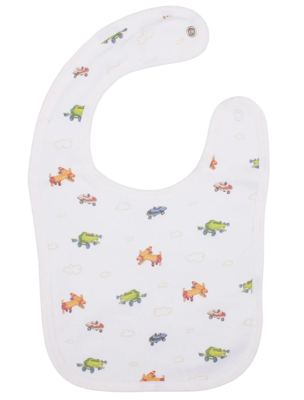 

Слюнявчик Babybu, Белый, 2780426