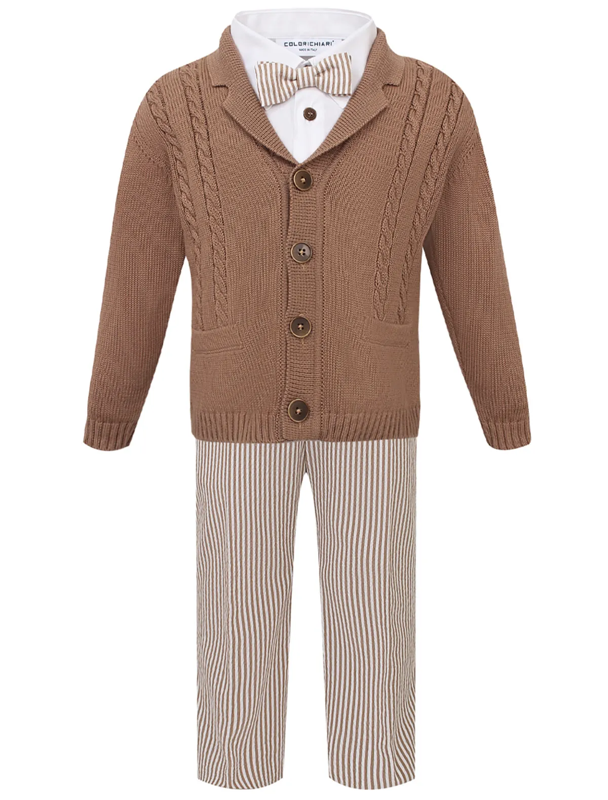 

Комплект из 4 шт. COLORICHIARI, Коричневый, 2775496