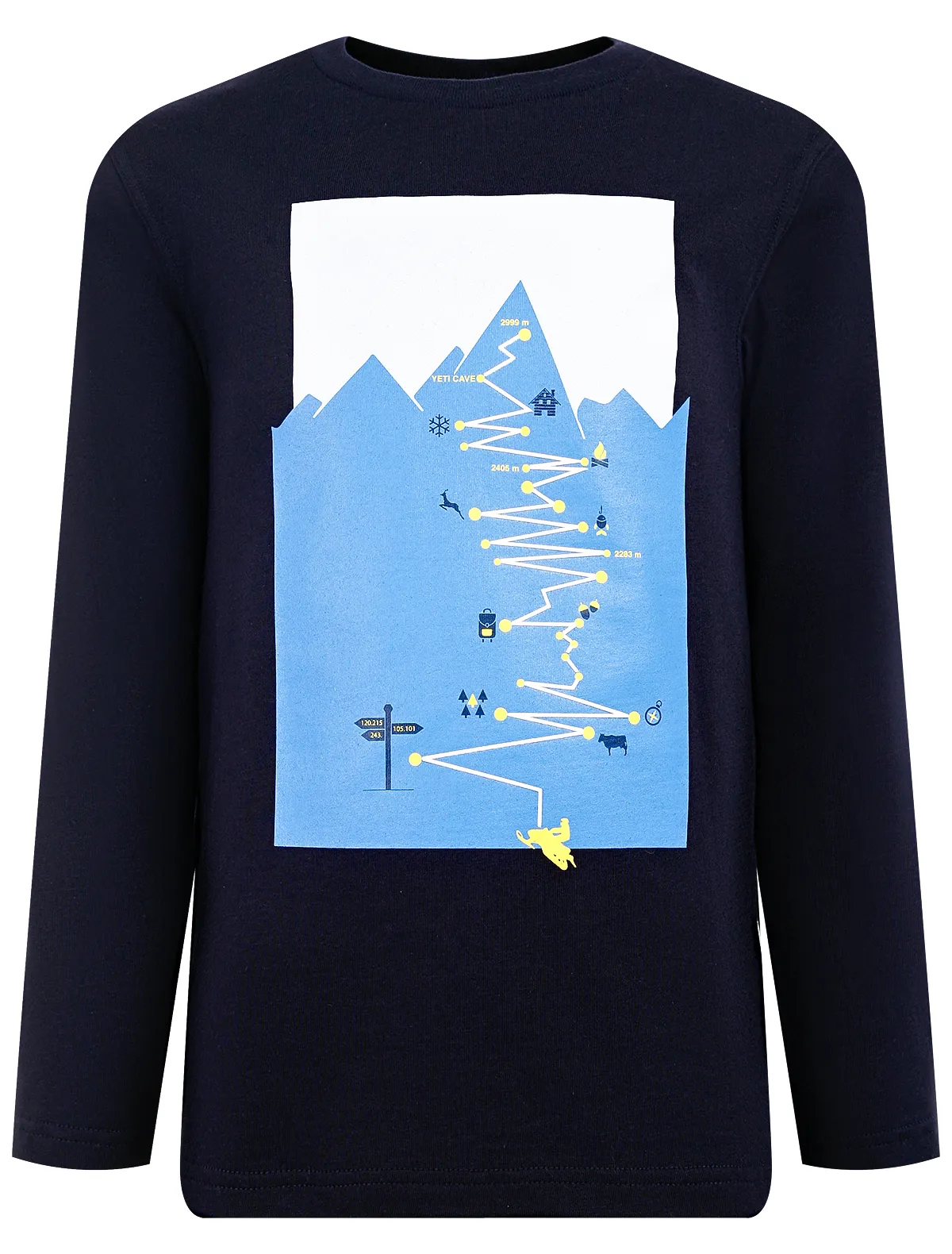 

Лонгслив Il Gufo, Синий, 2327195