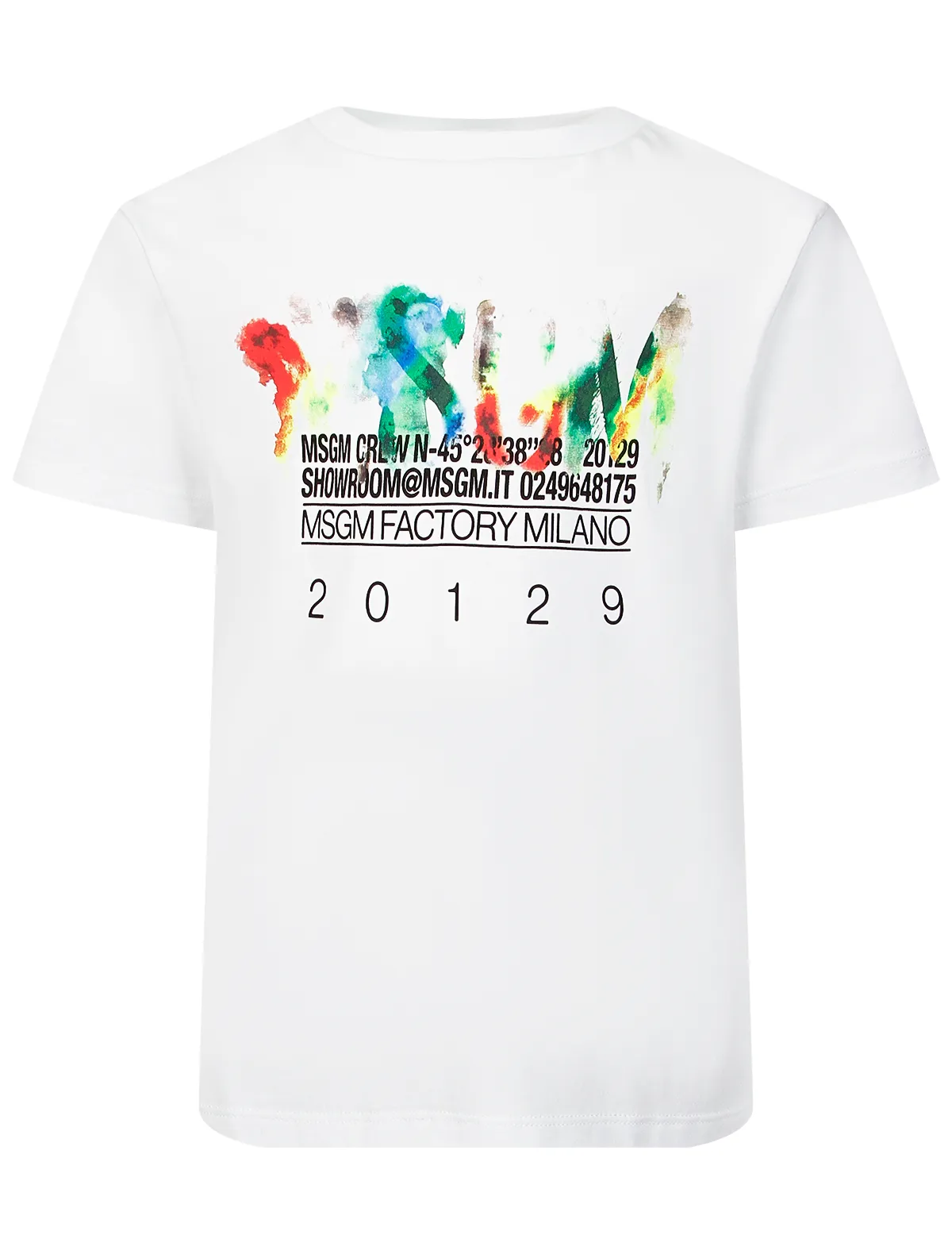 

Футболка MSGM, Белый, 2648247