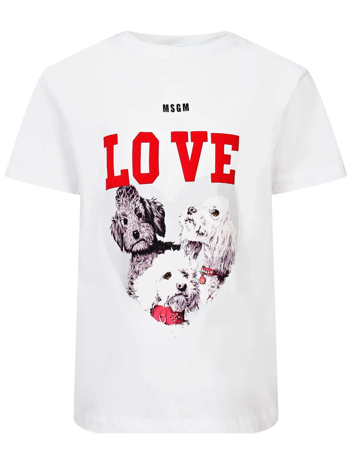 

Футболка MSGM, Белый, 2697778