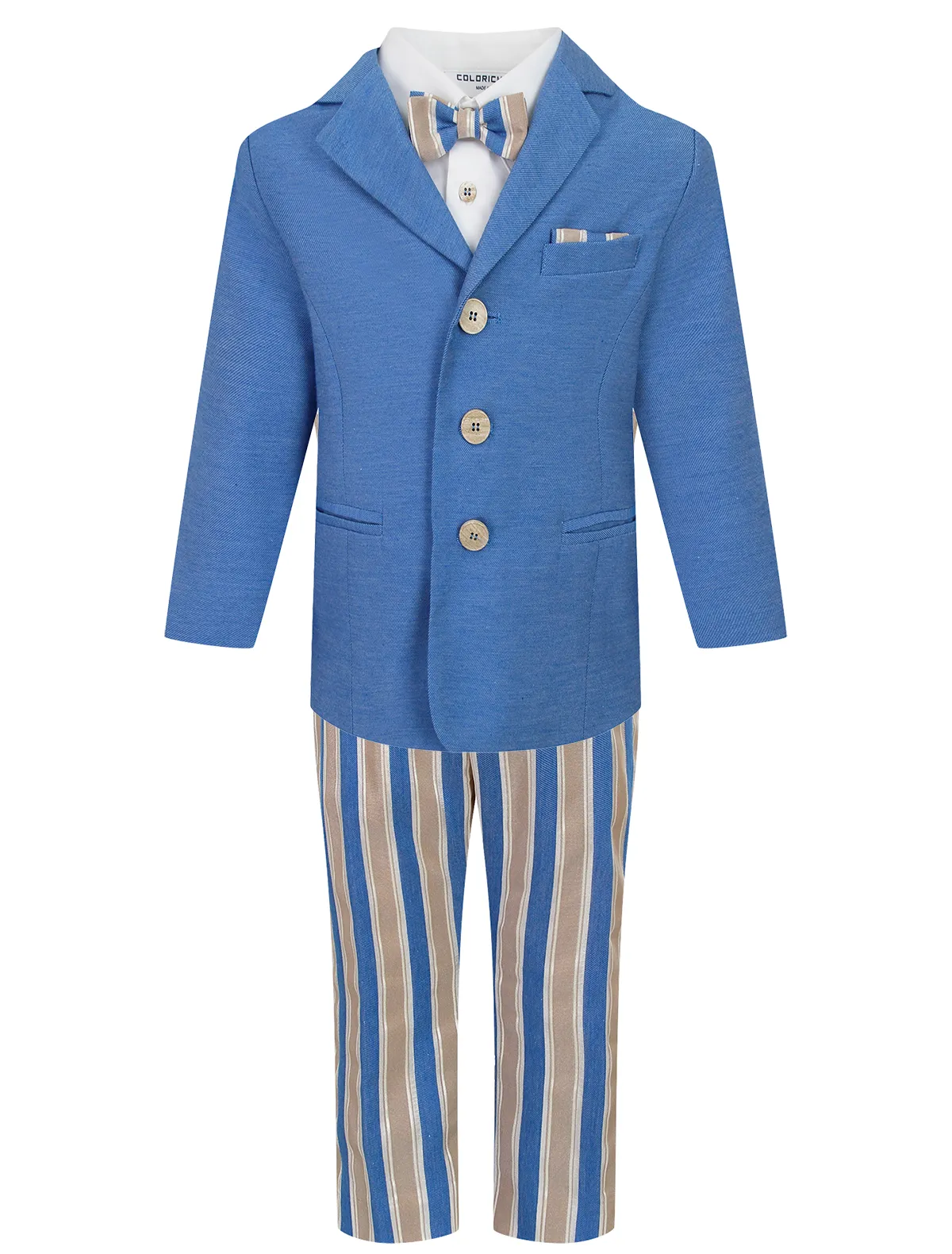 

Костюм из 4 изд. COLORICHIARI, Голубой, 2669386