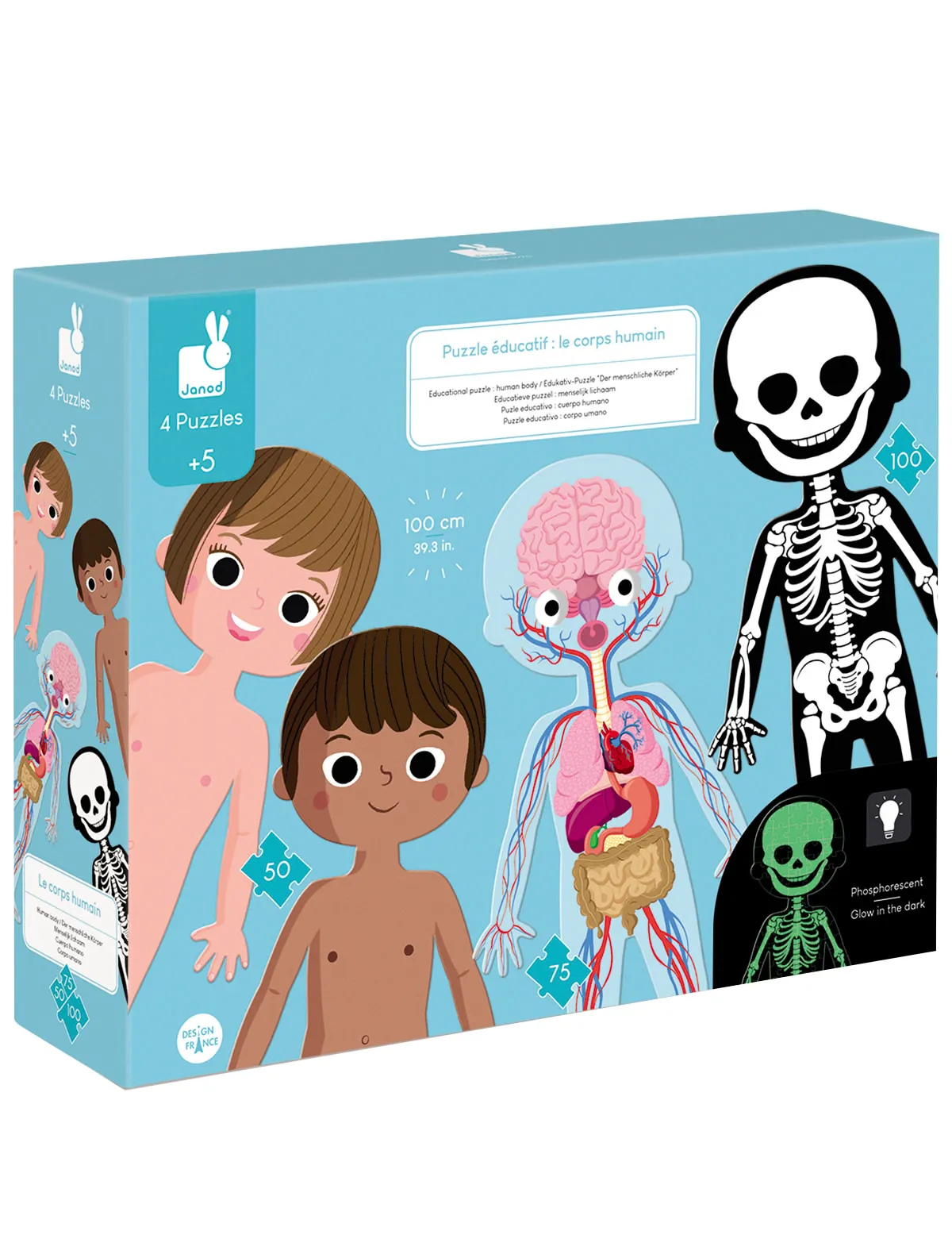 

Пазл Janod, Разноцветный, 2424864