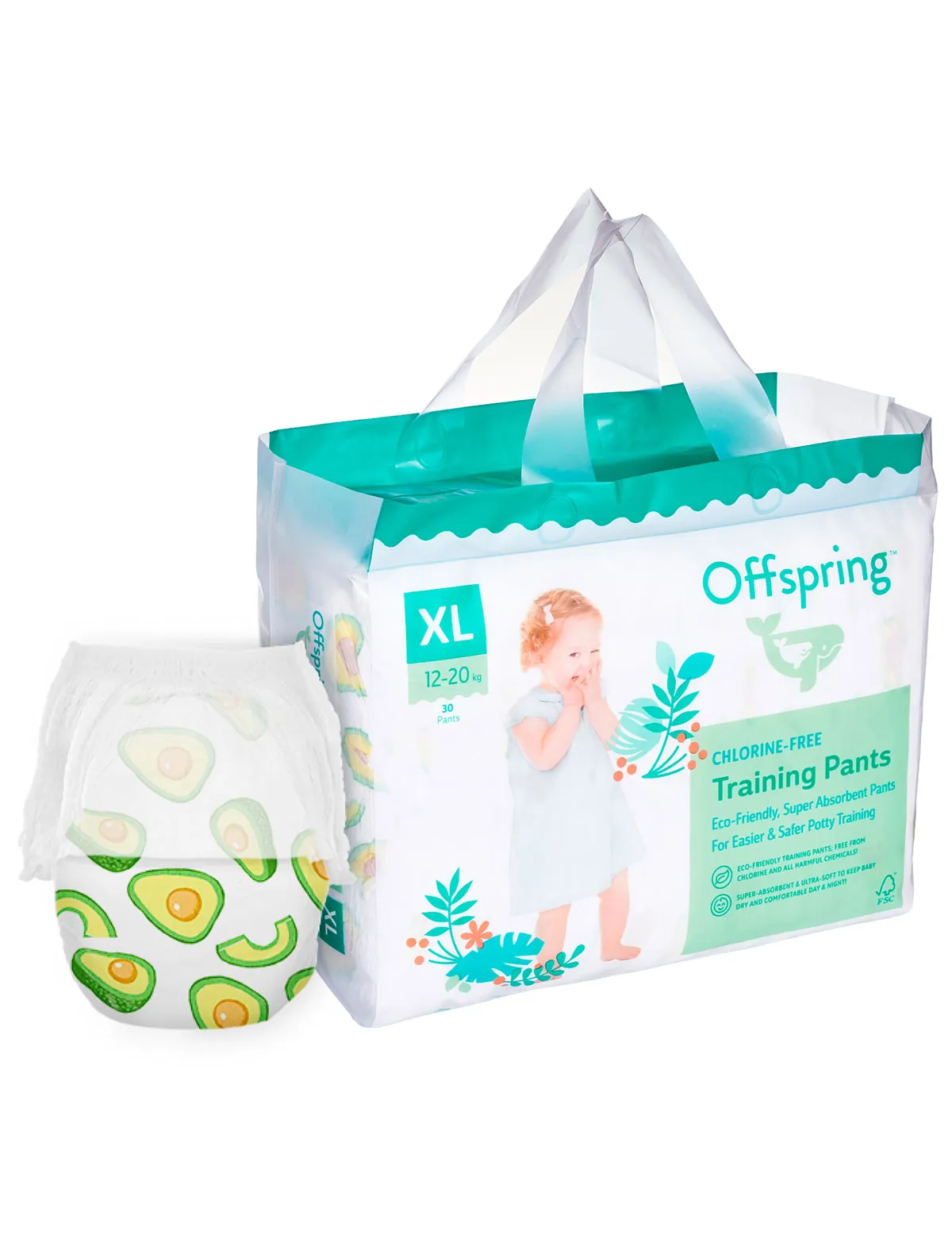 

Подгузники Offspring, Белый, 2330781