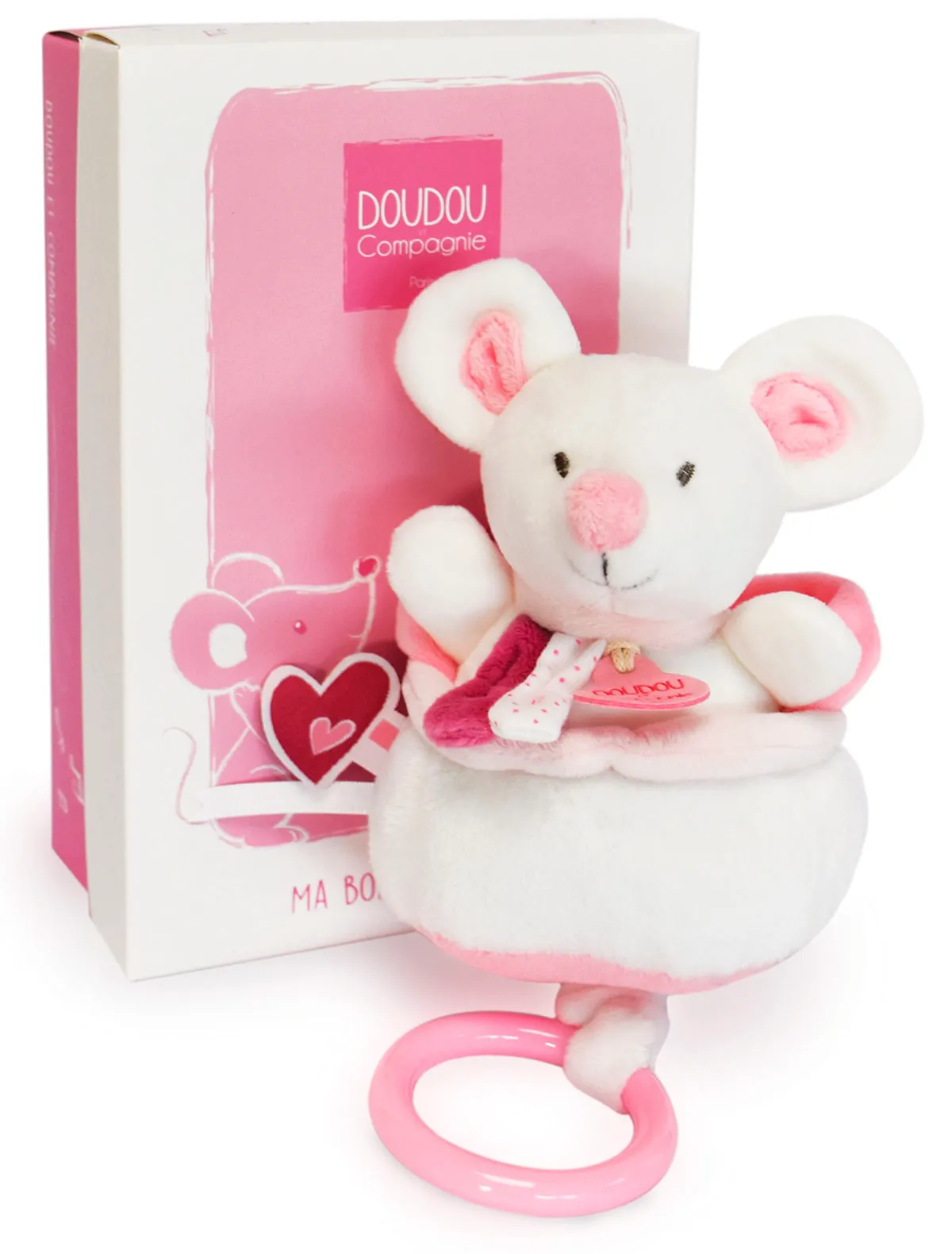 

Игрушка мягкая Dou Dou et Compagnie, Розовый, 2479851