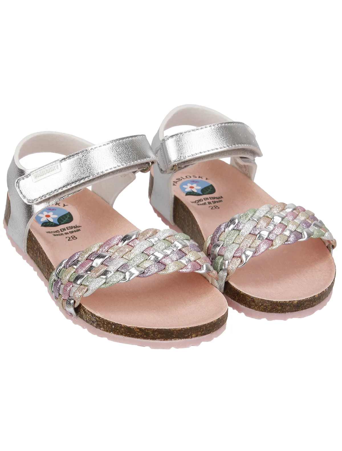 

Босоножки Pablosky, Разноцветный, 2655451