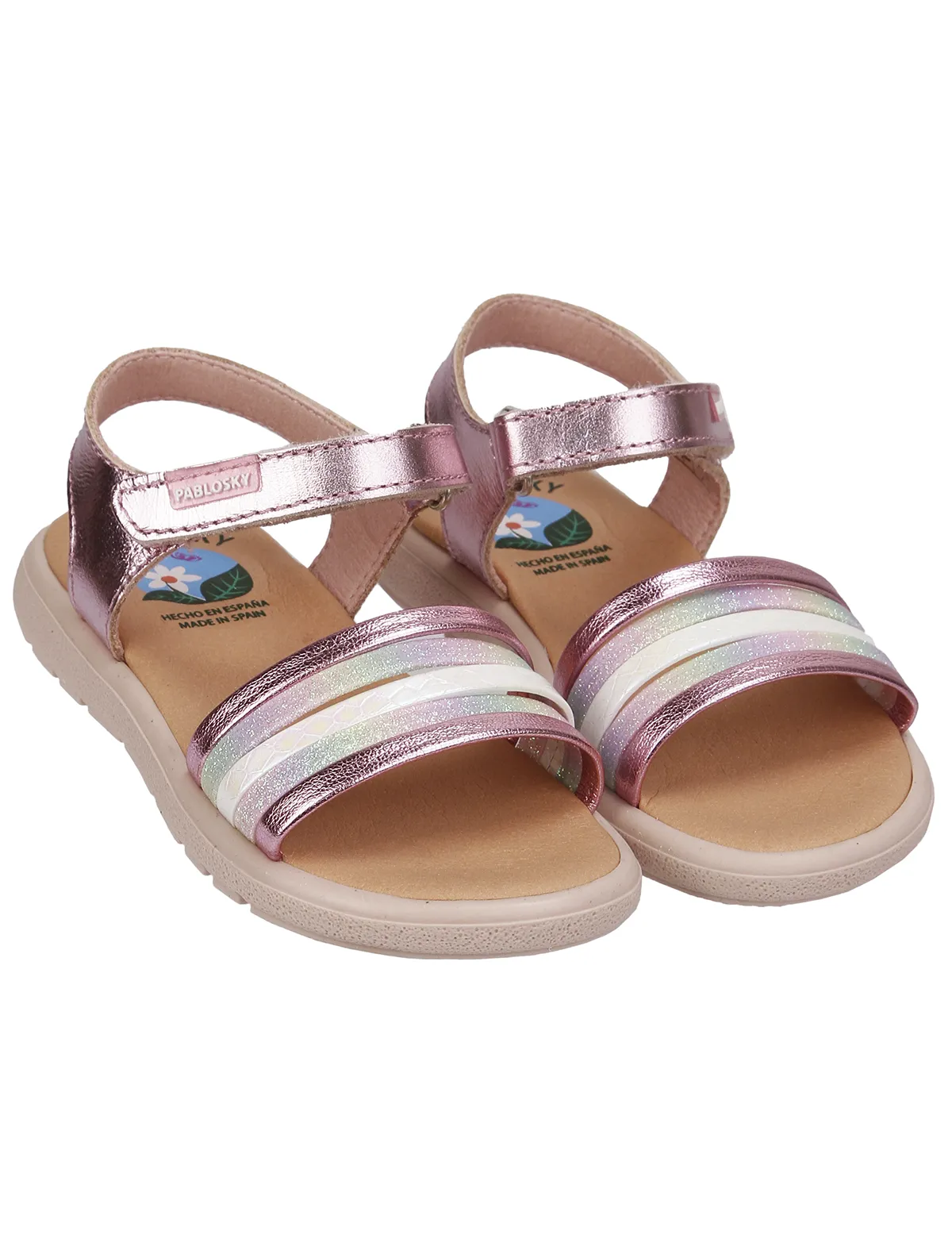 

Босоножки Pablosky, Розовый, 2655409