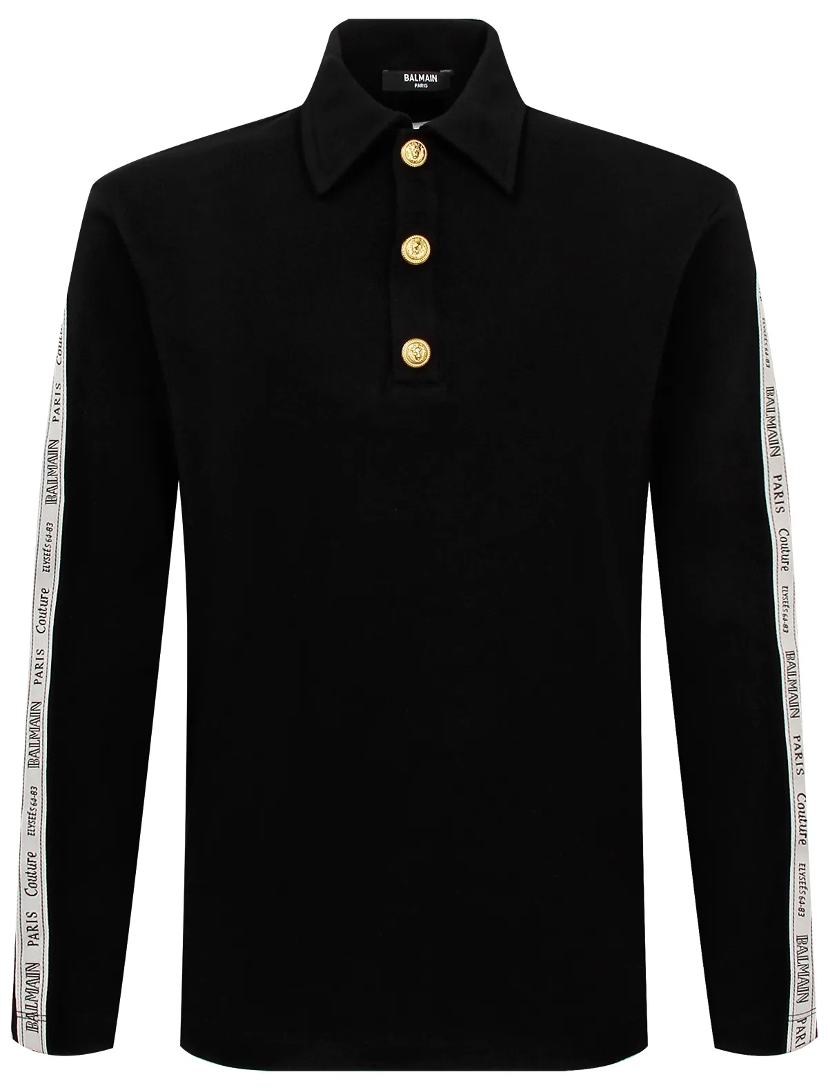 

Поло Balmain, Черный, 2873555