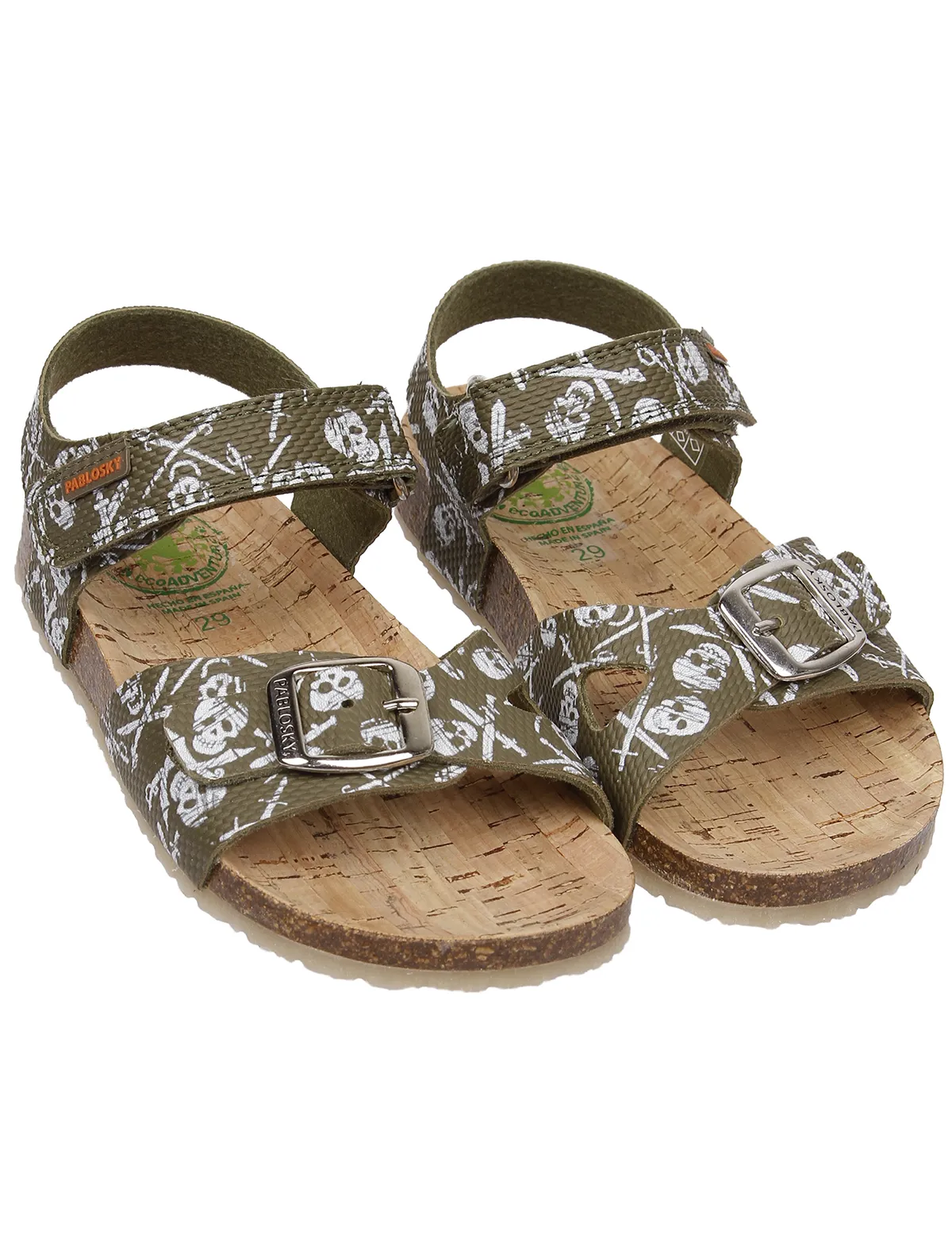 

Сандалии Pablosky, Зеленый, 2405667