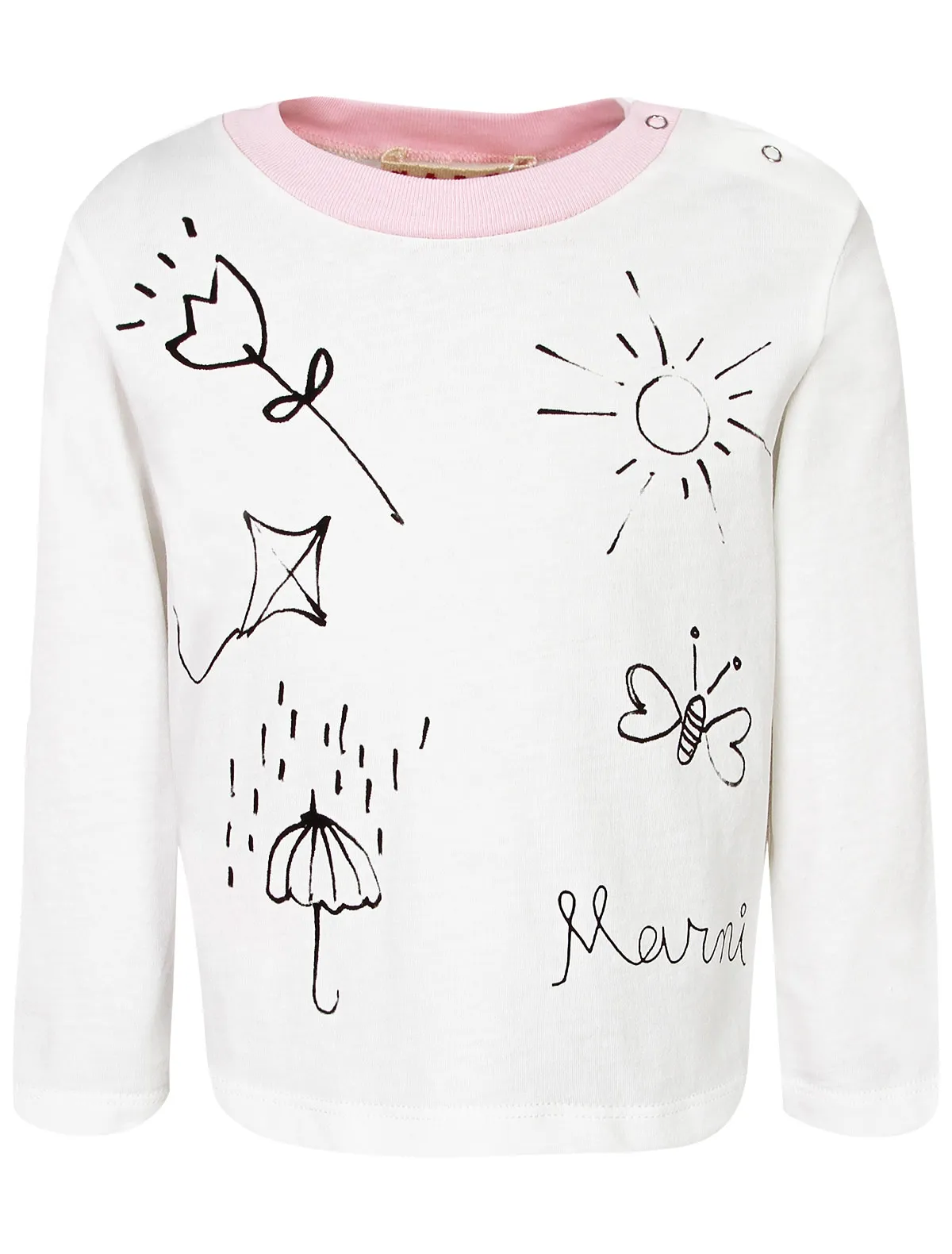 

Лонгслив MARNI, Белый, 2597473