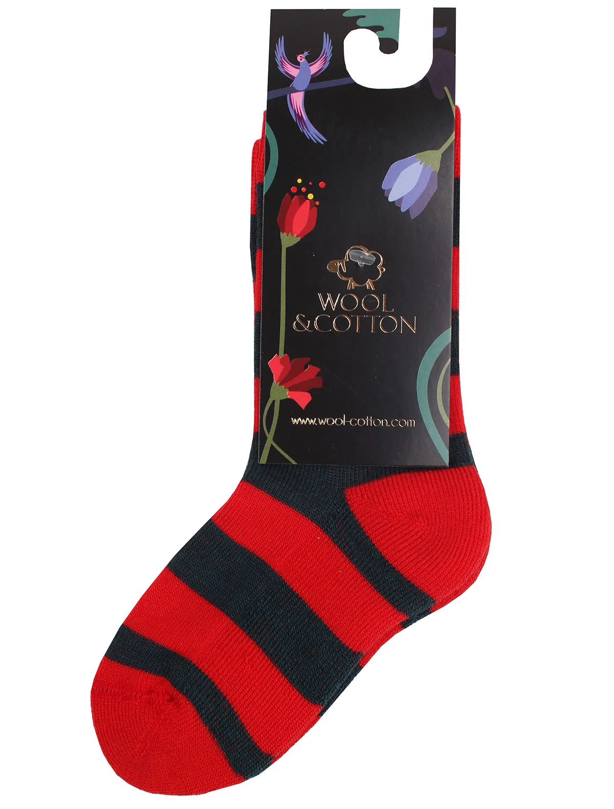 

Носки WOOL & COTTON, Красный, 2615257