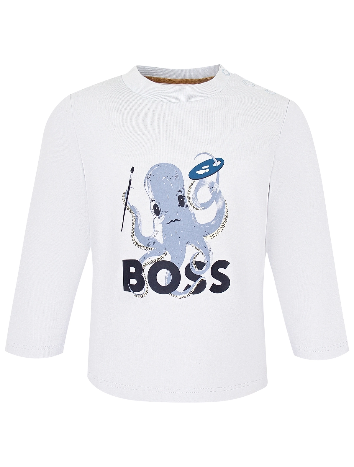 

Лонгслив BOSS, Голубой, 3095563