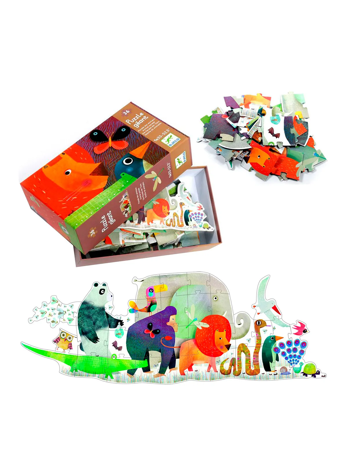 

Пазл DJECO, Разноцветный, 2736573