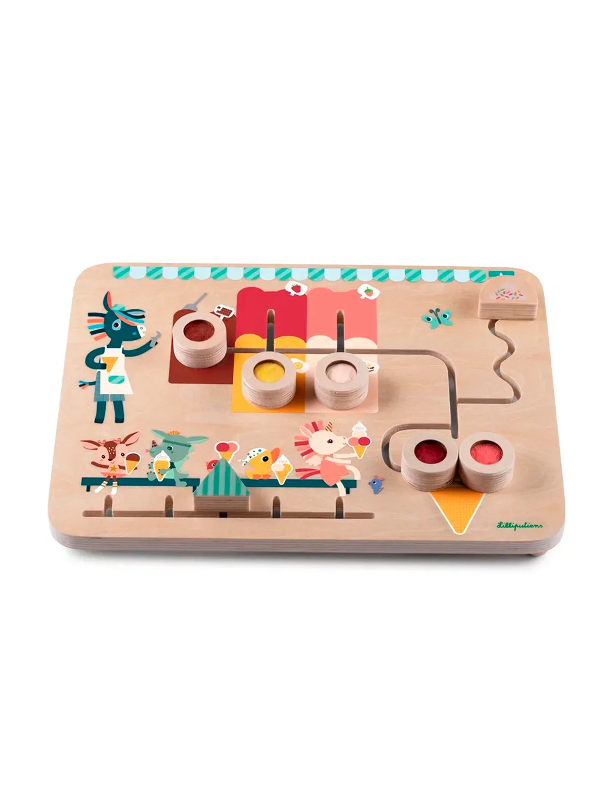 

Игрушка развивающая Lilliputiens, Разноцветный, 2643516