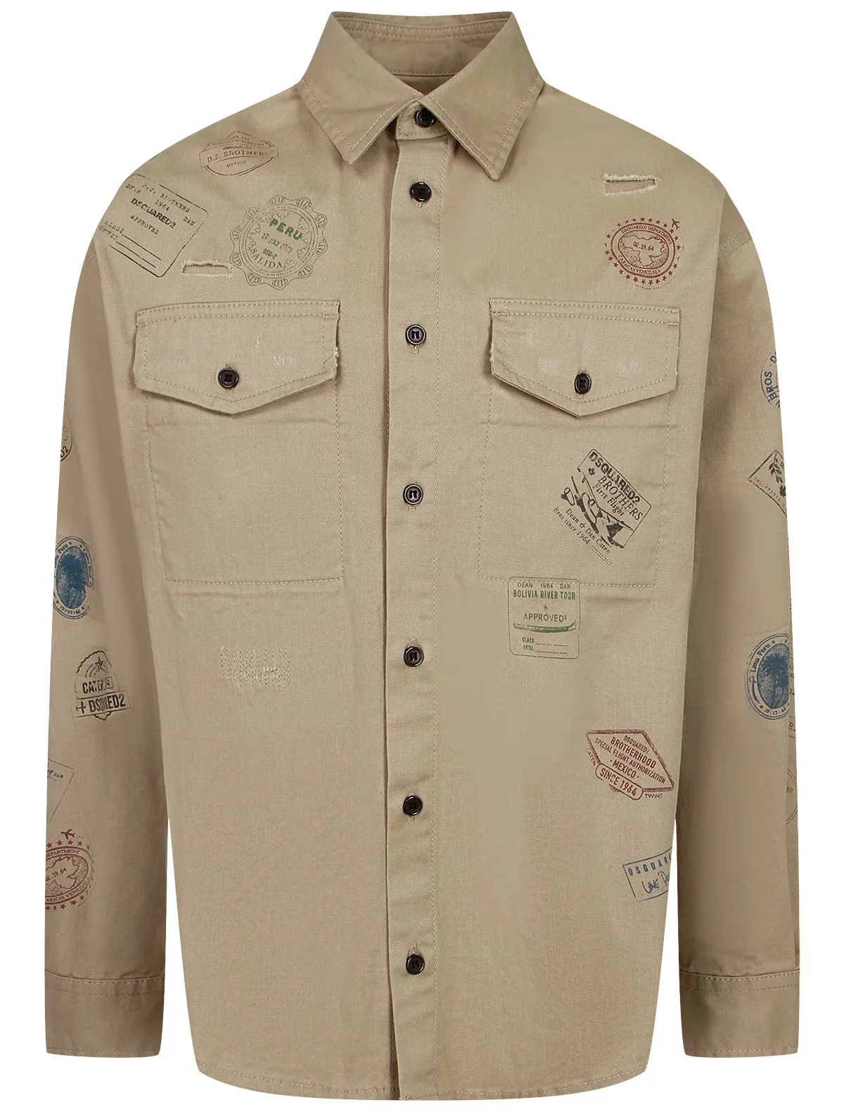 

Рубашка Dsquared2, Бежевый, 2613031