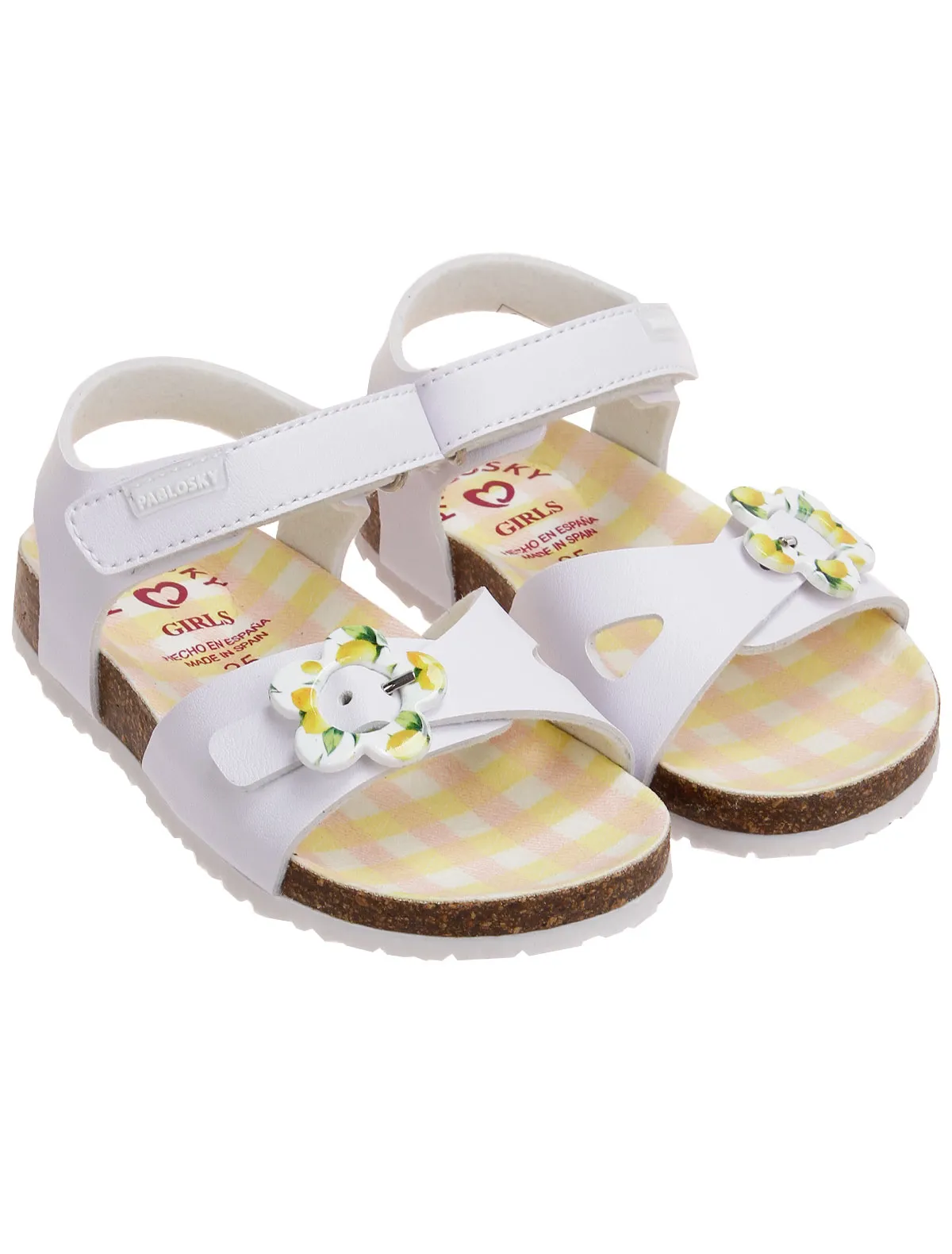 

Босоножки Pablosky, Белый, 2546747