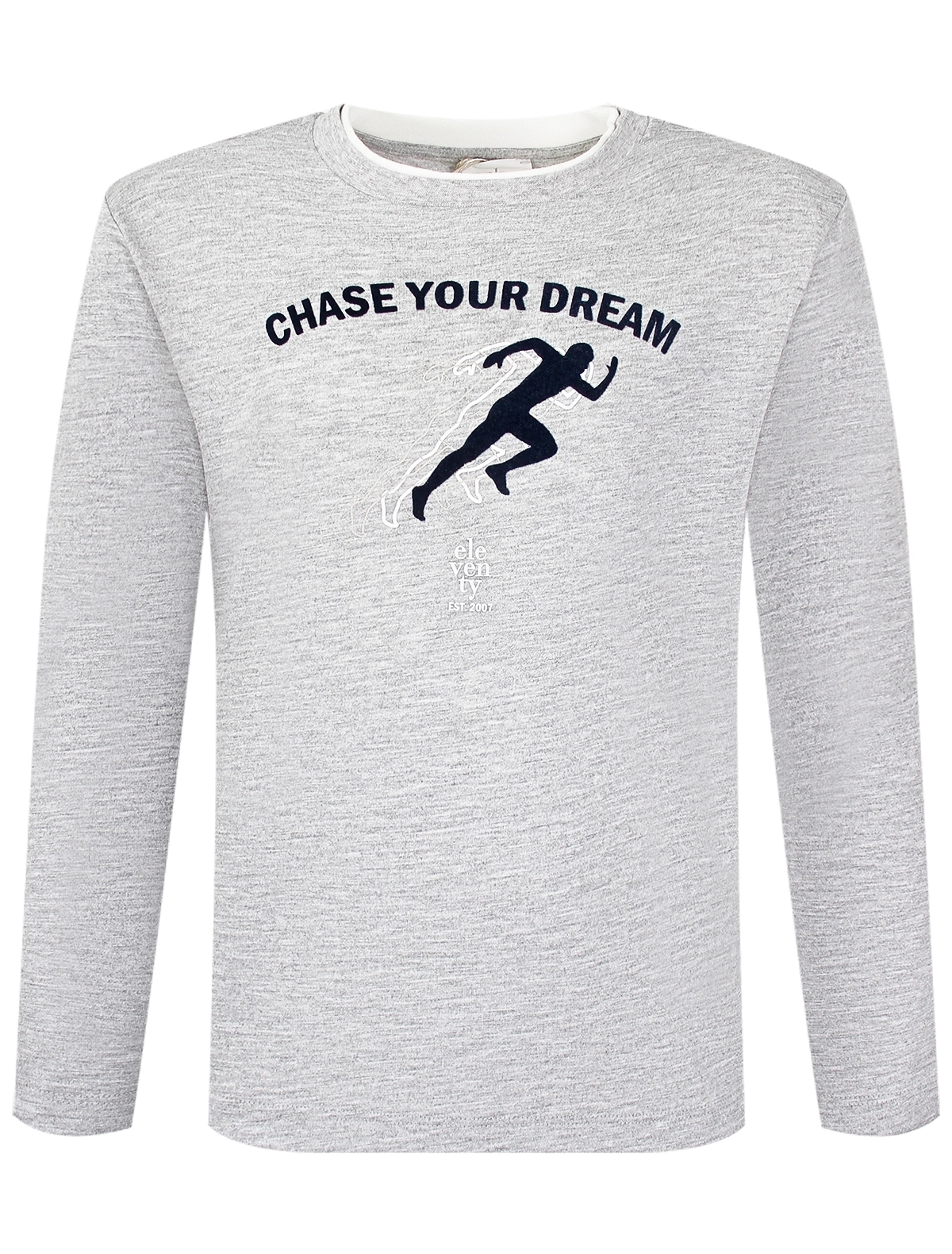 

Лонгслив Eleventy, Серый, 3091505