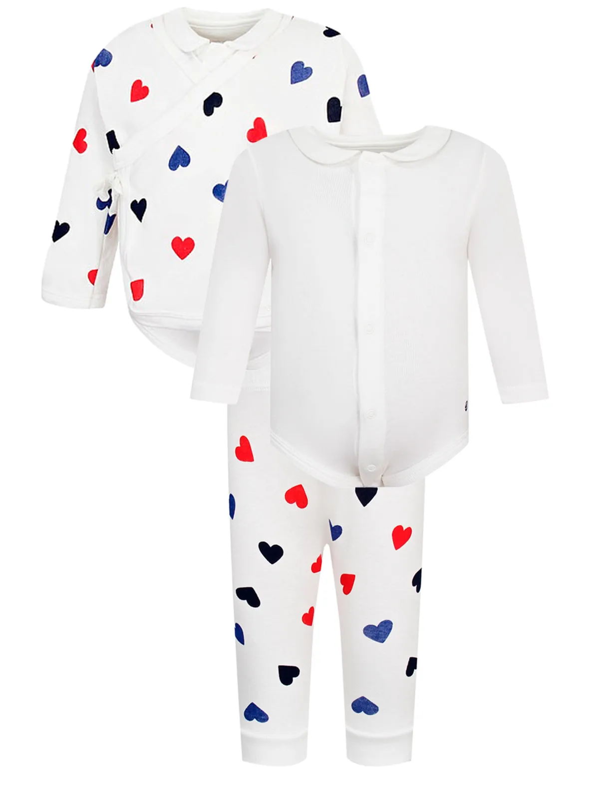 

Комплект из  шт. PETIT BATEAU, Белый, 2764189