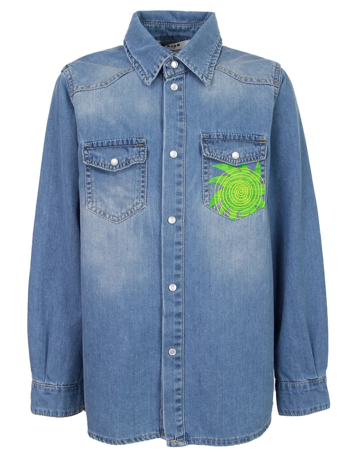 

Рубашка MSGM, Голубой, 2653418