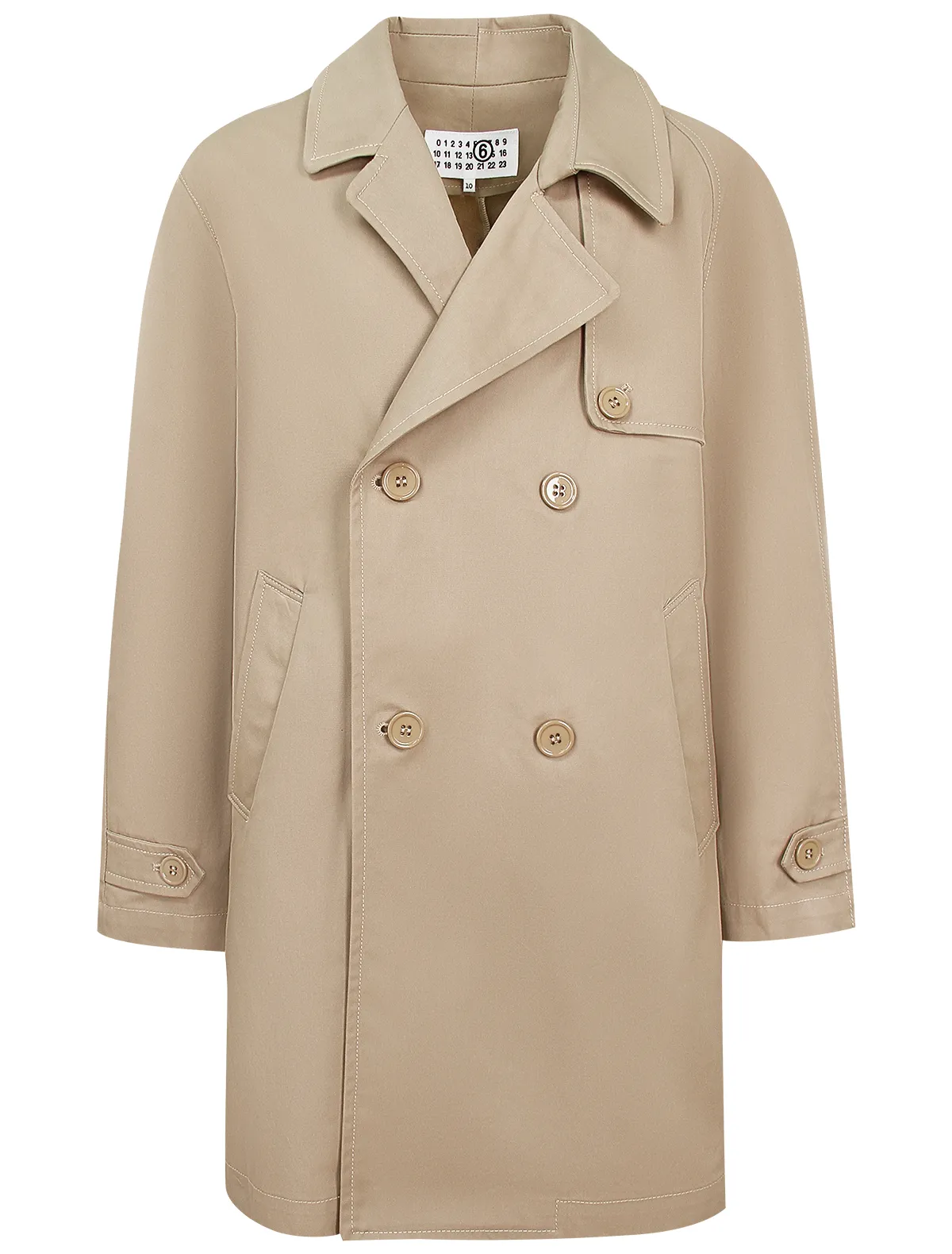 

Плащ MM6 Maison Margiela, Бежевый, 2766901
