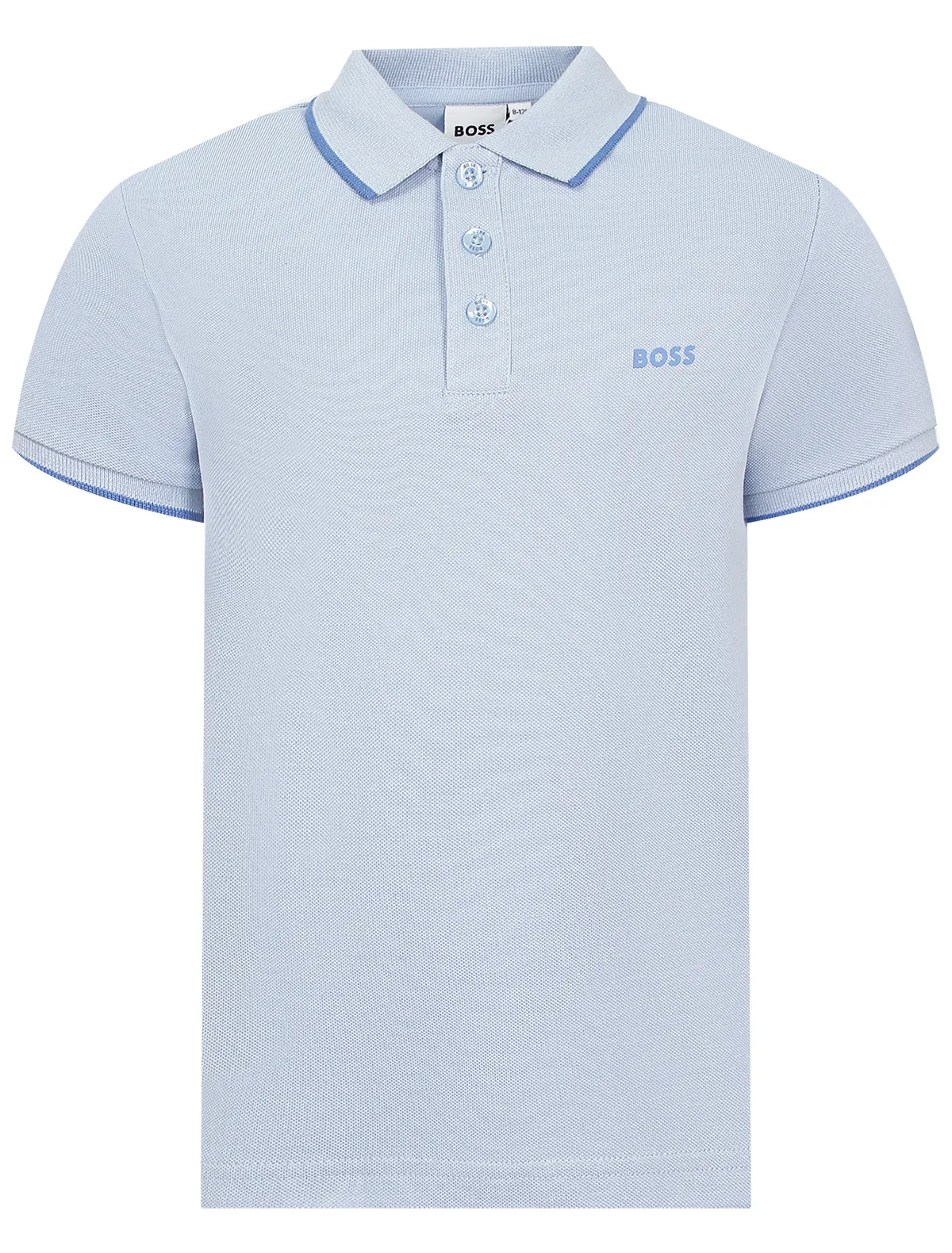 

Поло BOSS, Голубой, 2757716