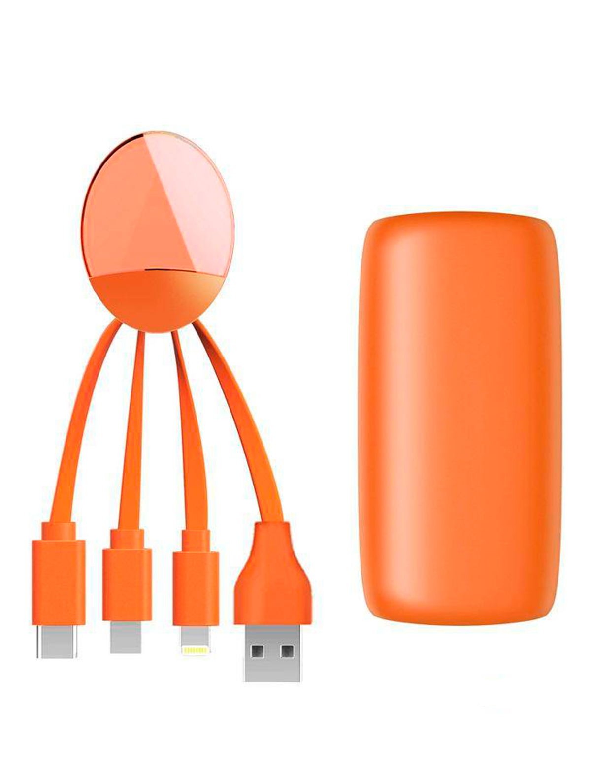 Кабель USB для зарядки Xoopar 2376344, цвет оранжевый