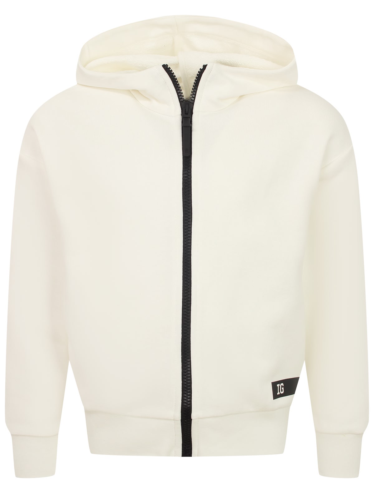 Толстовка молочного цвета