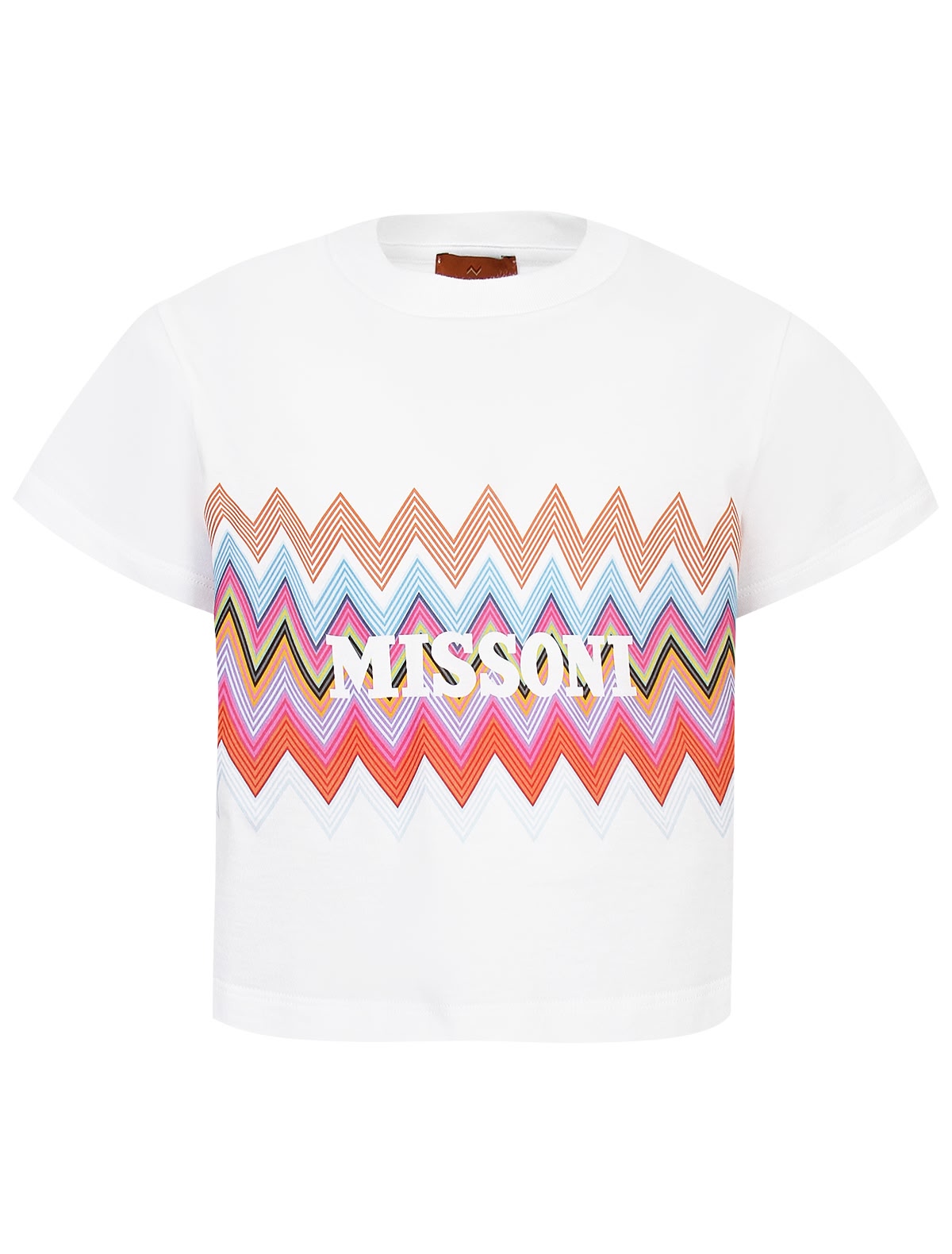 Белая футболка с узором