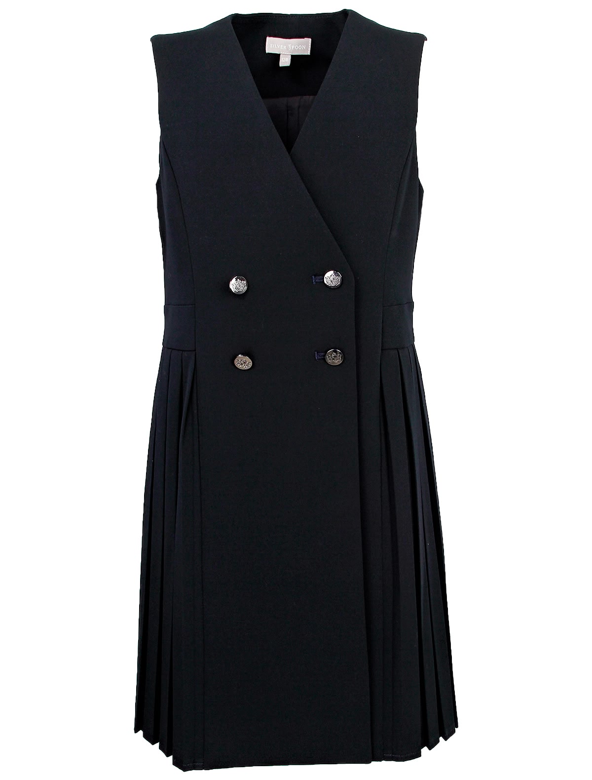 Двубортное платье- сарафан