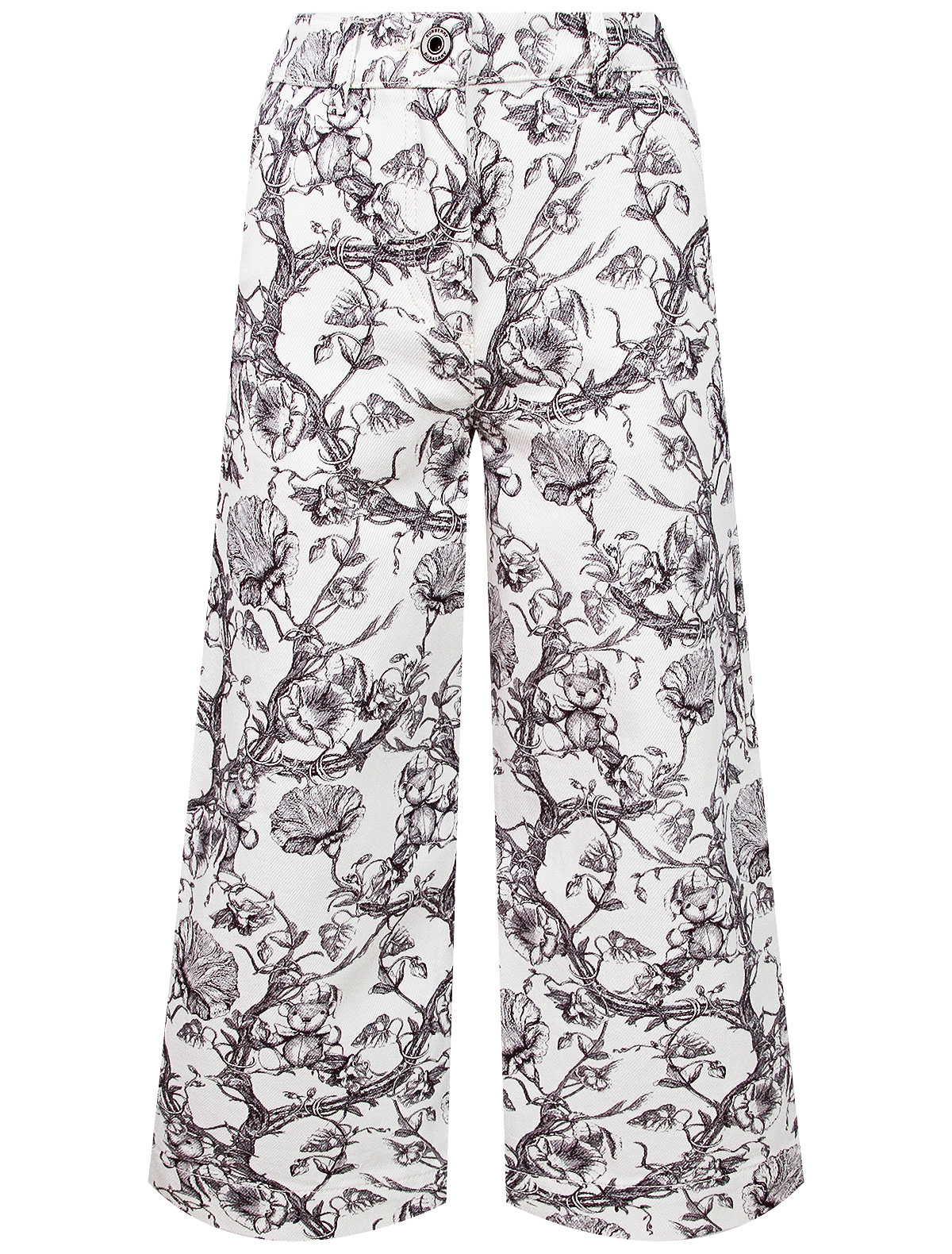 Брюки-кюлоты с узором