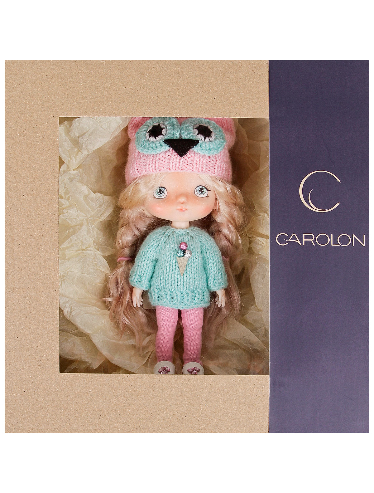 Кукла Carolon 2210854, цвет розовый 7114500070630 - фото 2